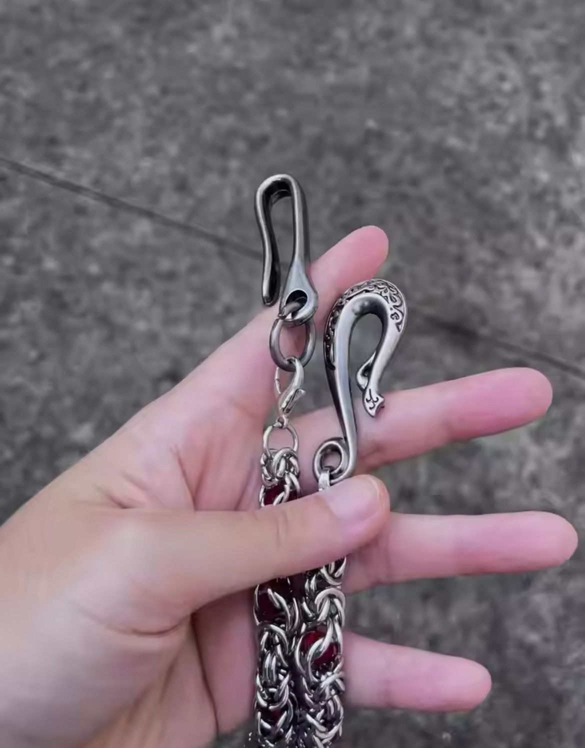 Other y2k Snake Bone Retro Pants Waist Chain Size ONE SIZE - 6 Thumbnail