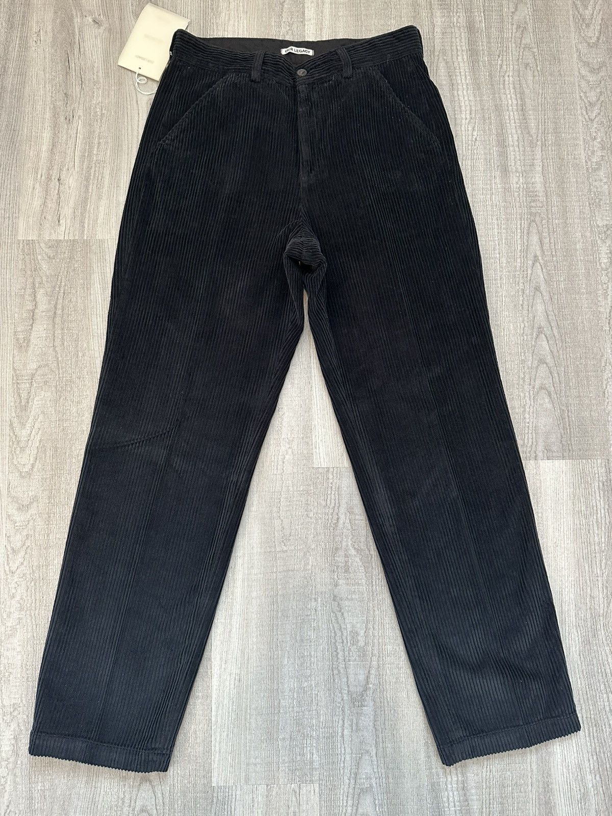 パンツ OUR LEGACY BORROWED CHINO BLACK VOILE Our Legacy - Borrowed Chino Black Voile