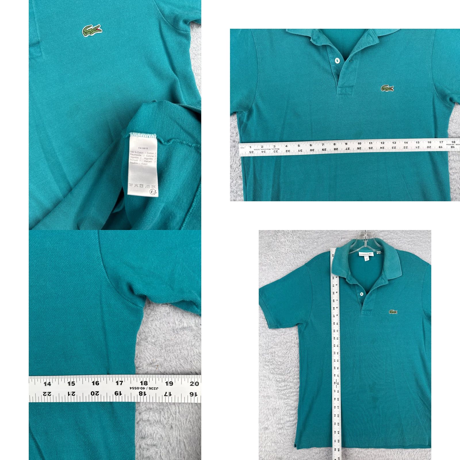 Lacoste Lacoste Polo Shirt Men Small Blue Short Sleeve 100% Cotton Jersey Slim Fit Regular Size S Size US S / EU 44-46 / 1 - 8 Thumbnail