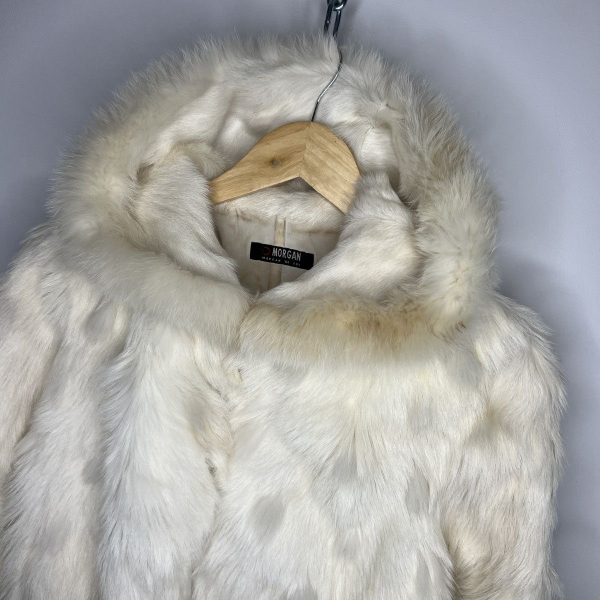 Morgan De Toi Morgan De Tou Vintage Fur Cropped Bomber Jacket RARE Size S / US 4 / IT 40 - 4 Thumbnail
