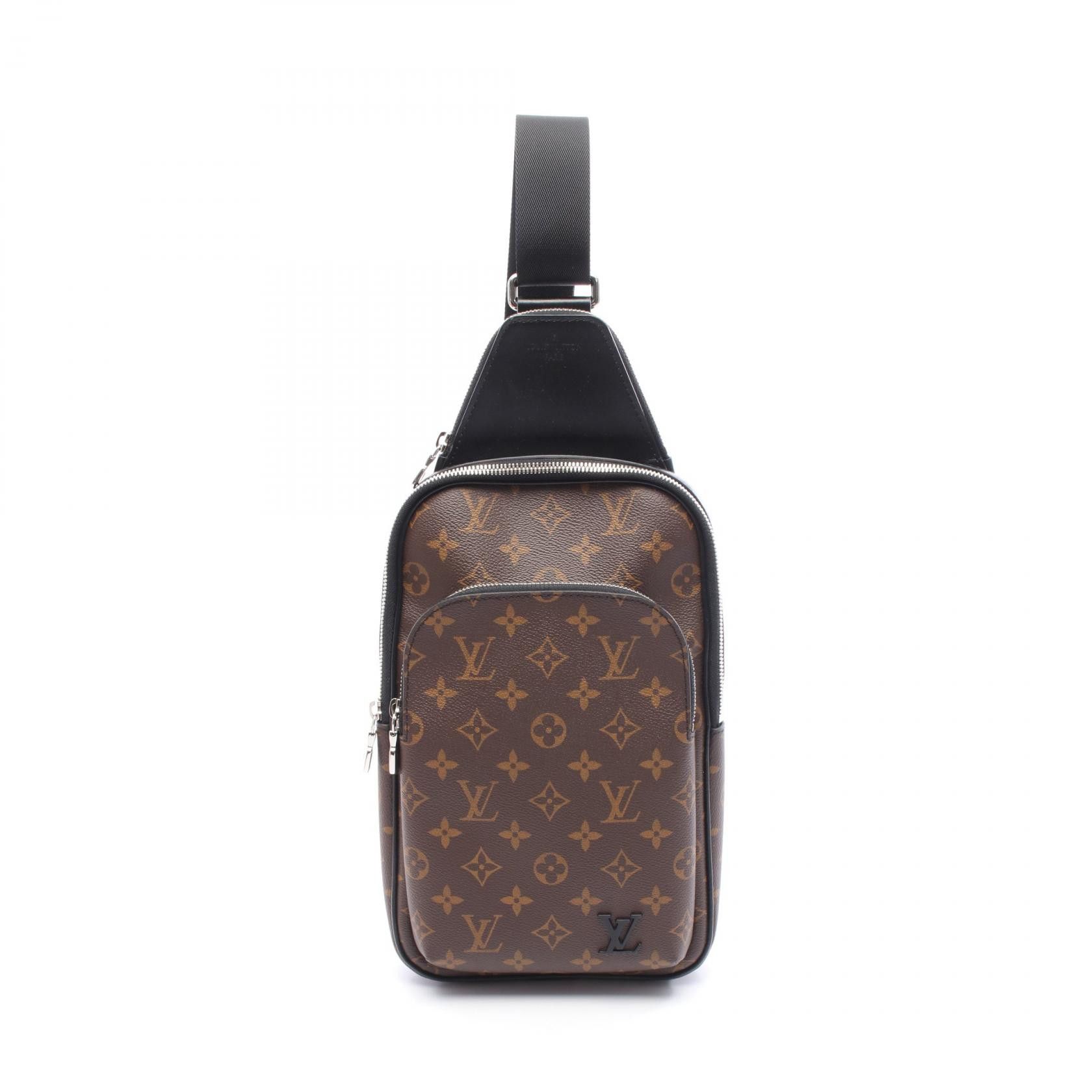 Louis Vuitton Louis Vuitton Louis Vuitton Avenue Sling Bag Monogram Macassar Waist Bag Textile Belt Bag M46327 DUTY FREE for USA Size ONE SIZE - 1 Thumbnail