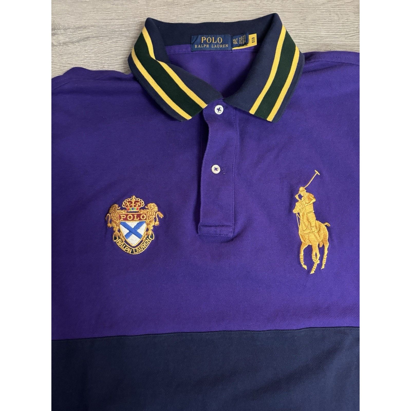 Ralph Lauren Polo Ralph Lauren Crest Big Pony Polo XLT Rugby Chief Keef Size US XL / EU 56 / 4 - 4 Thumbnail