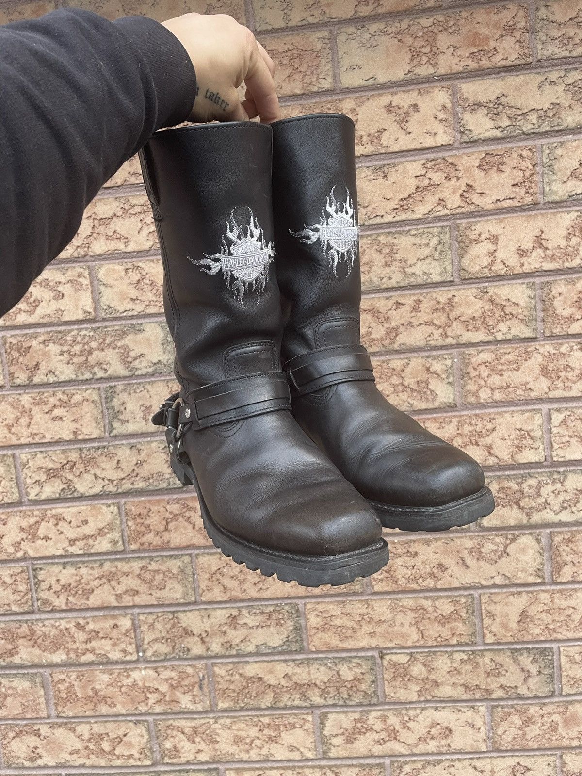 Vintage Vintage Harley Motorcycle Engineering Boots Size US 10 / EU 43 - 1 Thumbnail