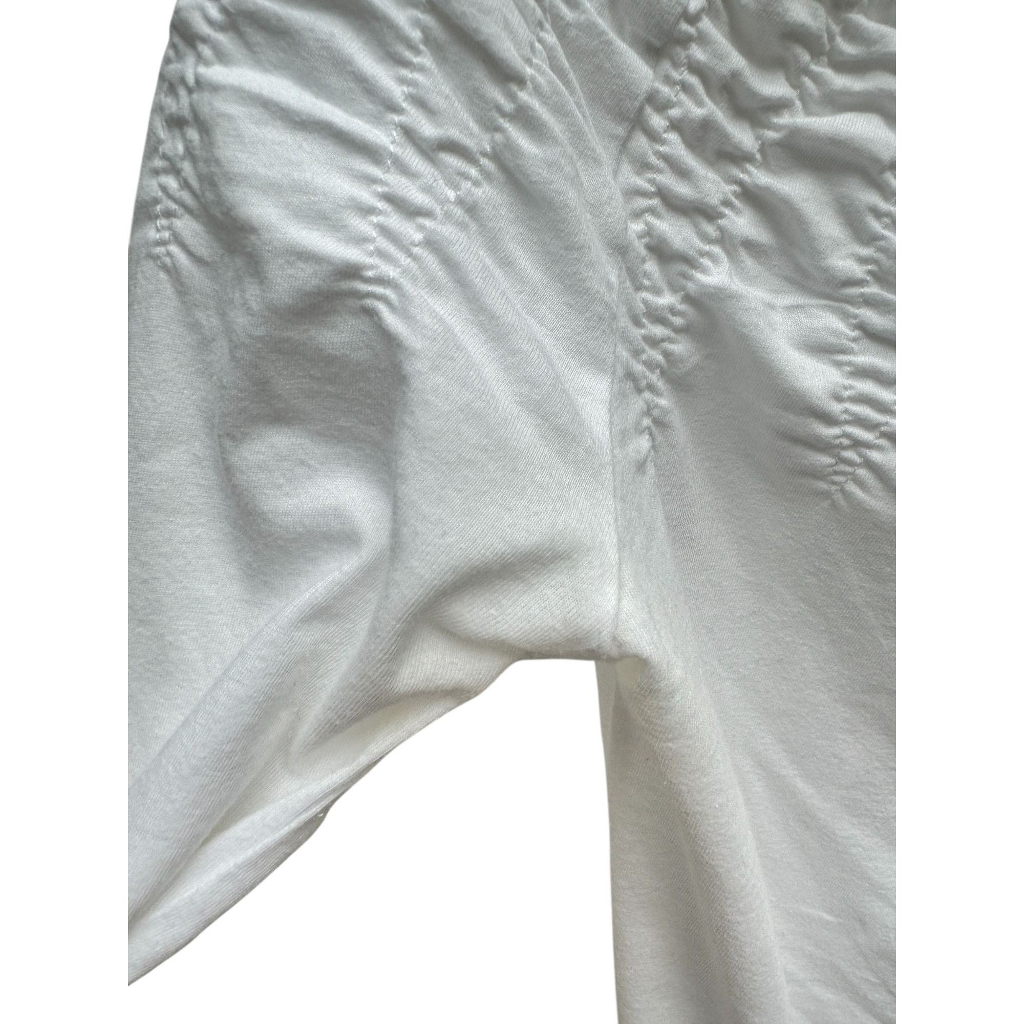 Prada White Cotton Top Size XS / US 0-2 / IT 36-38 - 6 Thumbnail