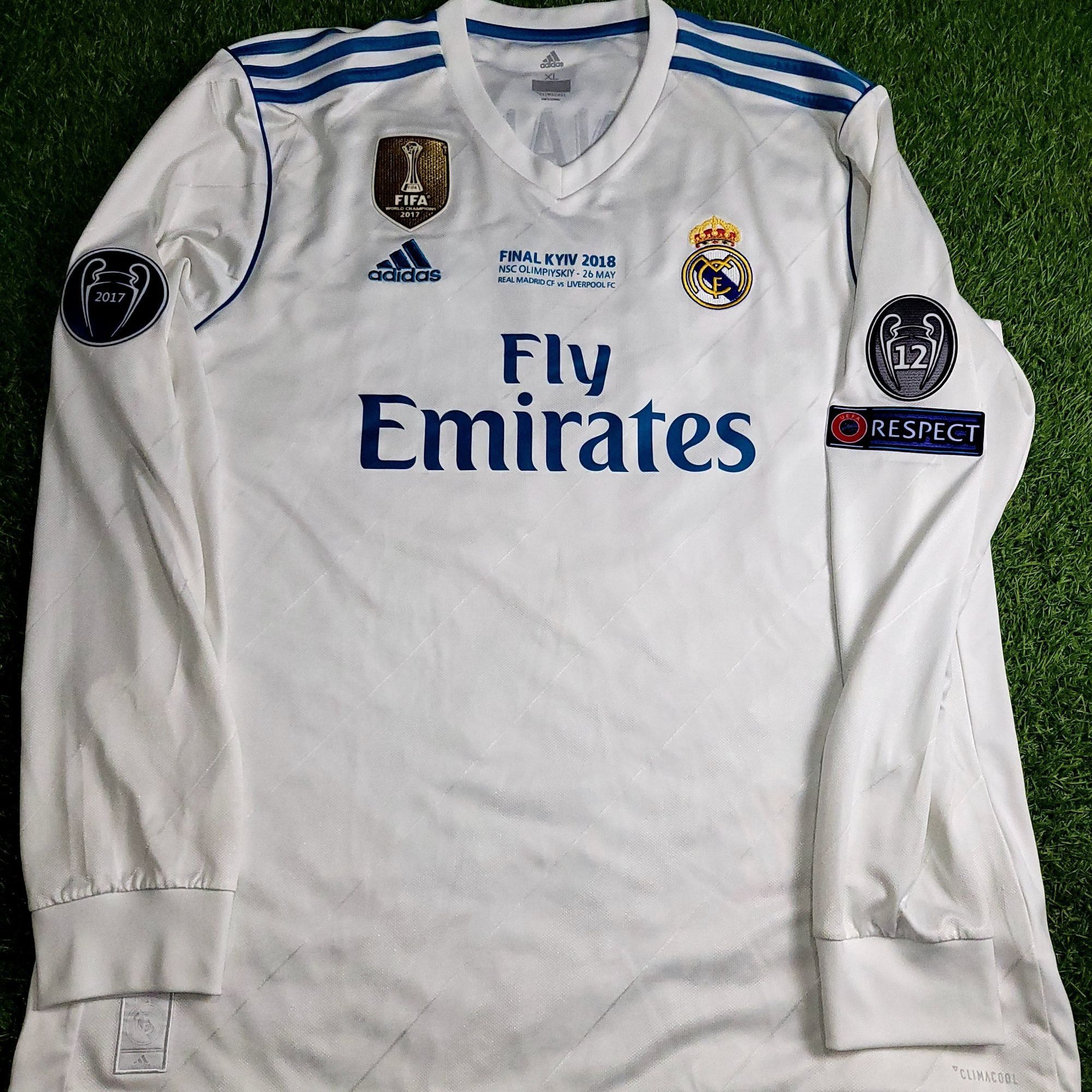 Adidas Ronaldo Real Madrid 2017 2018 LAST GAME Soccer Jersey XL Size US XL / EU 56 / 4 - 2 Thumbnail