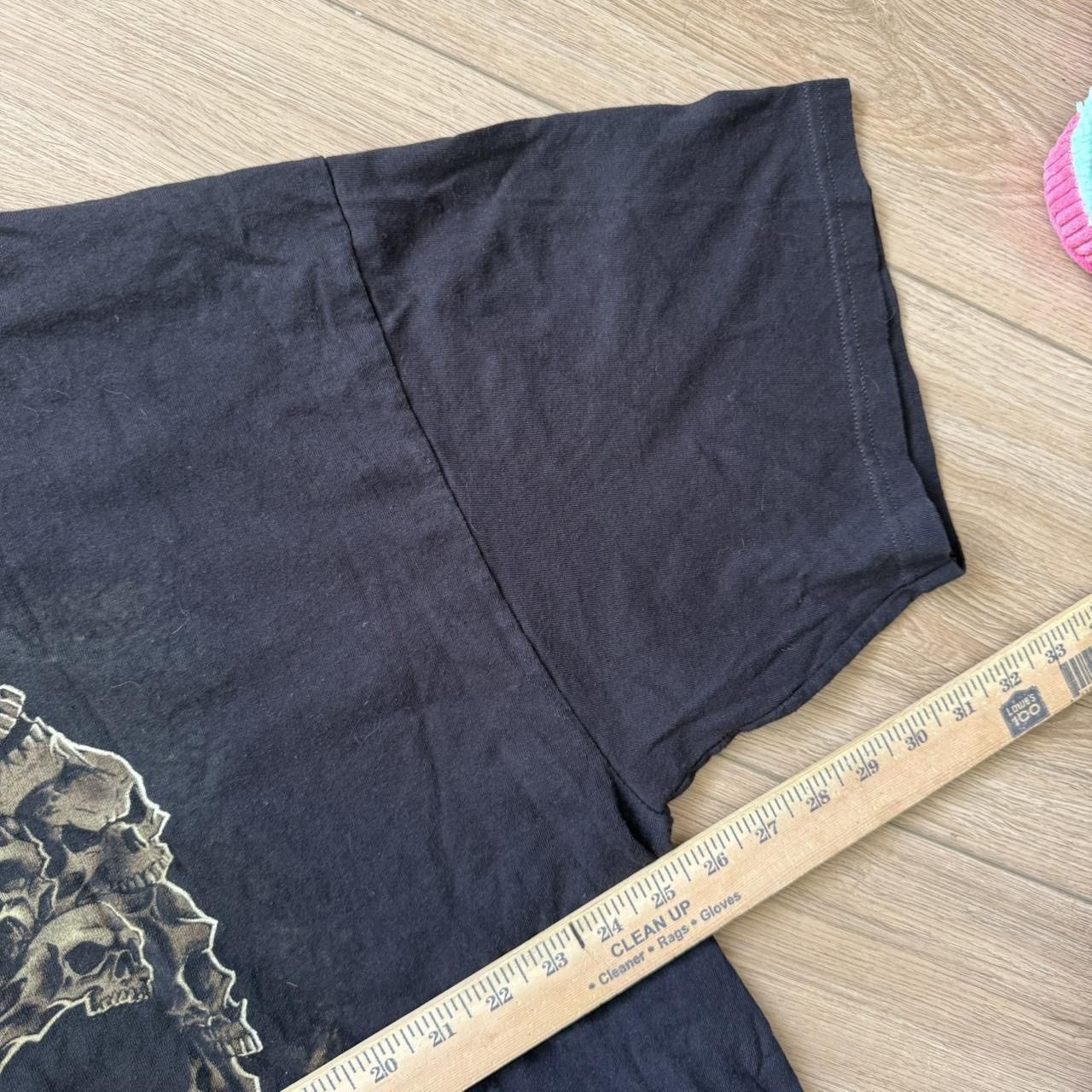 Vintage Vintage Y2K Skull Grunge Emo Oversized T-Shirt Size US XXL / EU 58 / 5 - 4 Thumbnail