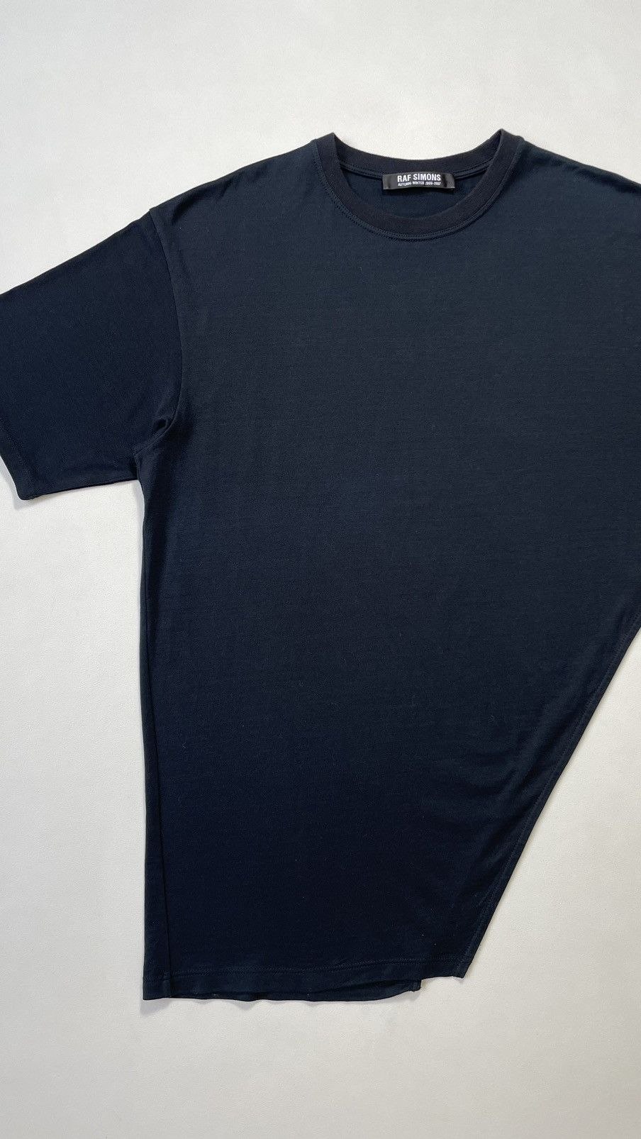 Raf Simons S/S 06 Sample Asymmetric Cut Out T Shirt Size US M / EU 48-50 / 2 - 6 Thumbnail