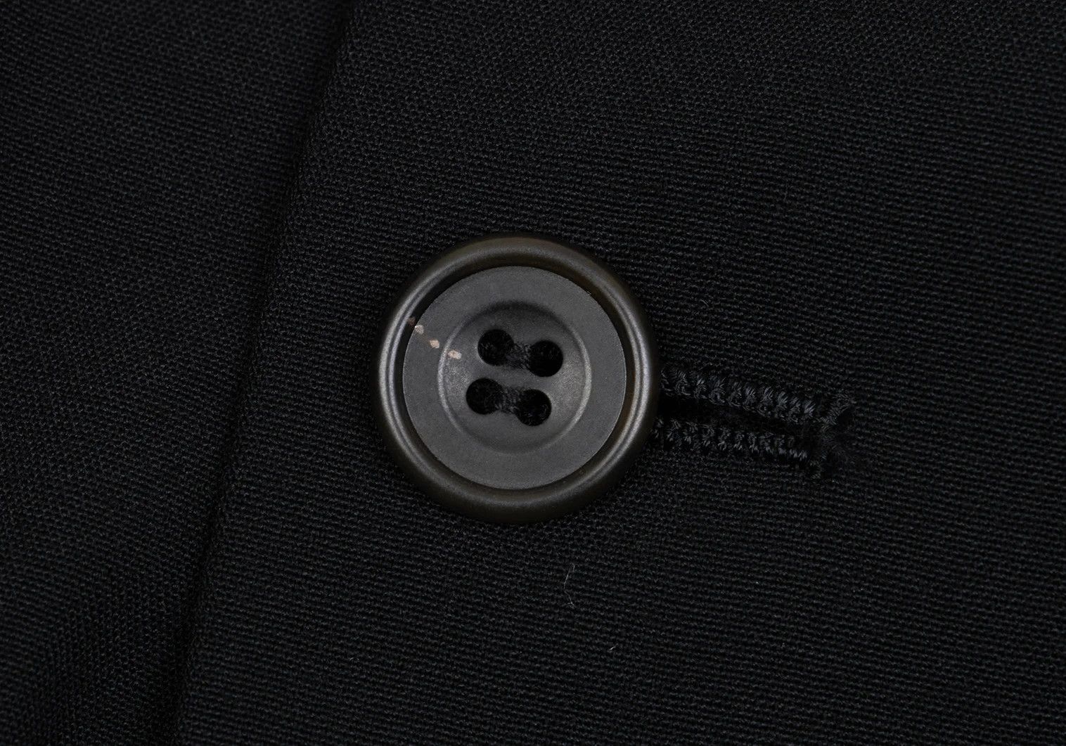 Jean Paul Gaultier Ribbon-Detach Design Wool Jacket in Black Size 50 Size US M / EU 48-50 / 2 - 11 Thumbnail