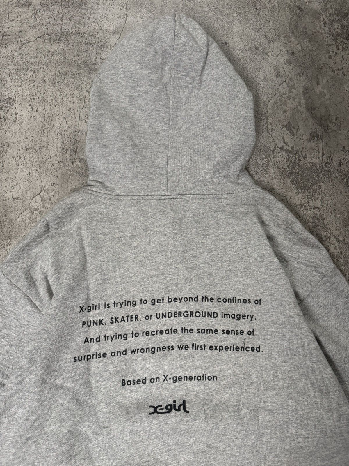 Japanese Brand X-GIRL PUNK SKATER HOODIE WITH HYSTERIC ICON SMALL LOGO Size US M / EU 48-50 / 2 - 6 Thumbnail