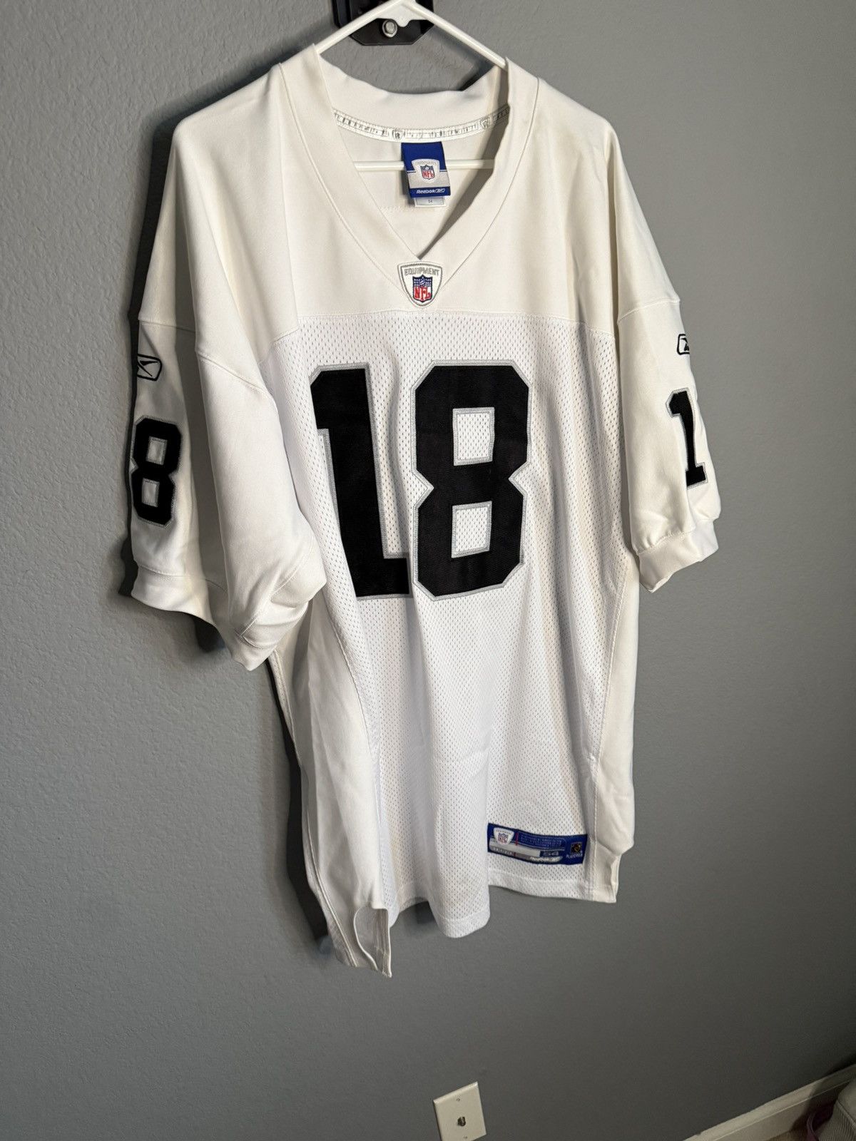 Vintage Randy Moss #18 Raiders Reebok Football Jersey NFL buy 3XL