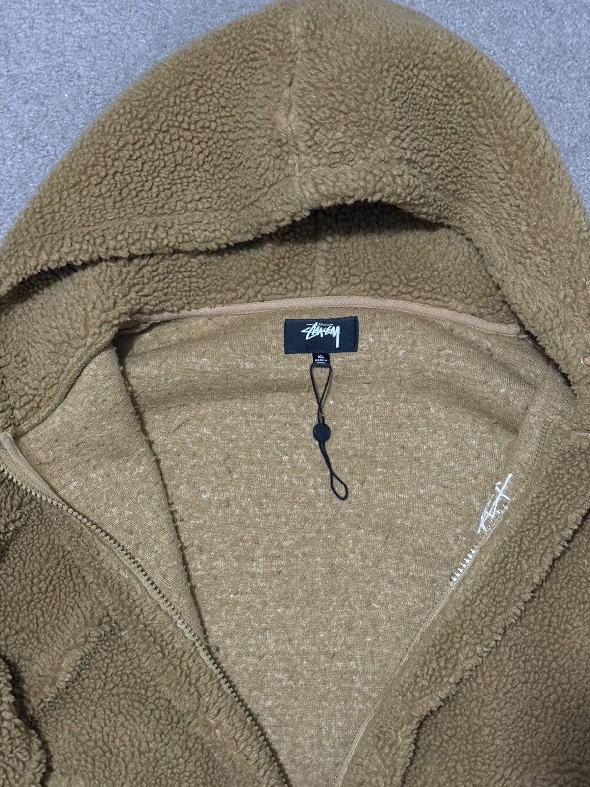 Stussy Stussy sherpa zip-up hoodie Size US XL / EU 56 / 4 - 4 Thumbnail