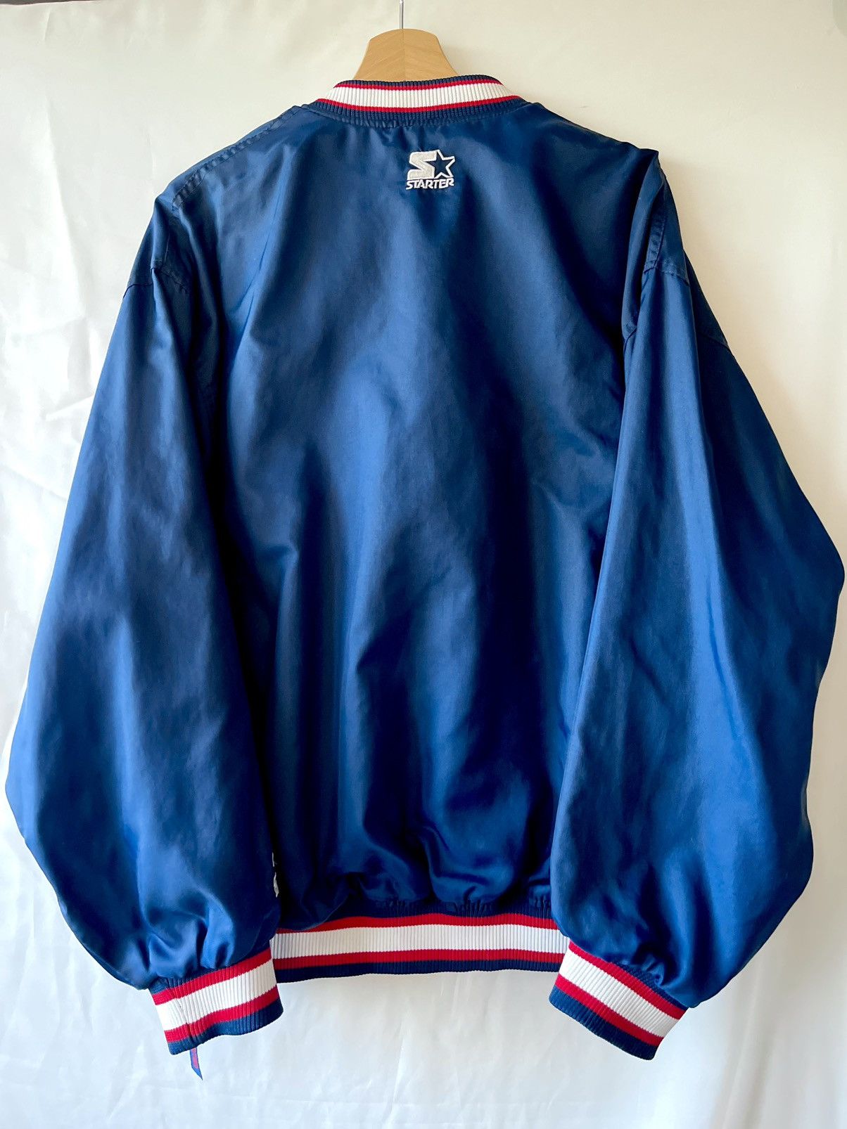 Starter Sweatshirt jacket vintage 90s. L Starter blue windbreaker Size US L / EU 52-54 / 3 - 9 Thumbnail