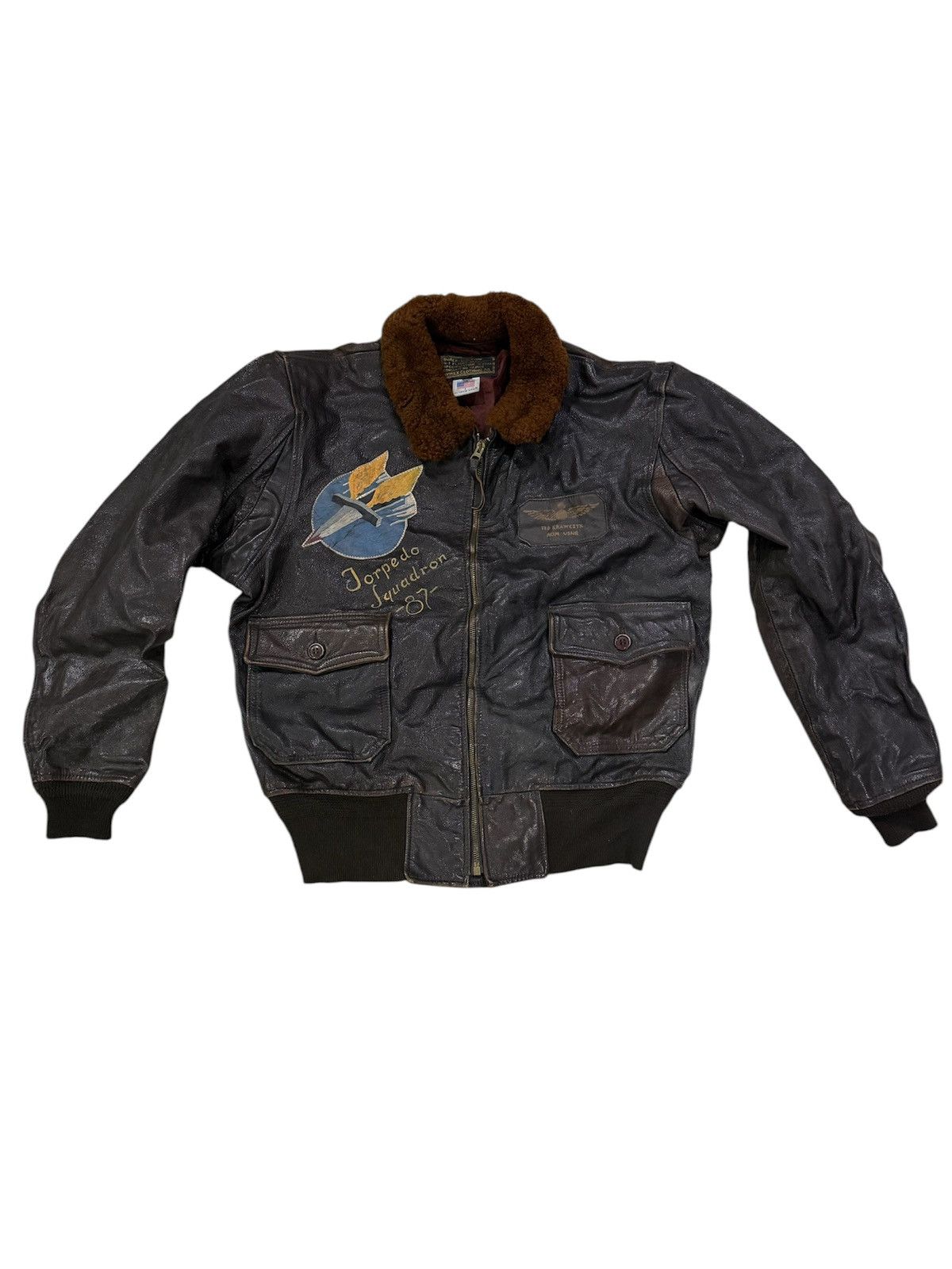 Avirex × Vintage vintage 1990s Avirex flight jacket limited version Size US XS / EU 42 / 0 - 1 Thumbnail