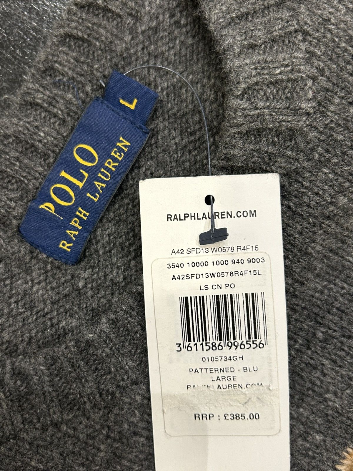 Polo Ralph Lauren Polo Ralph Lauren Polo Bear Knit Sweater Size US L / EU 52-54 / 3 - 3 Thumbnail
