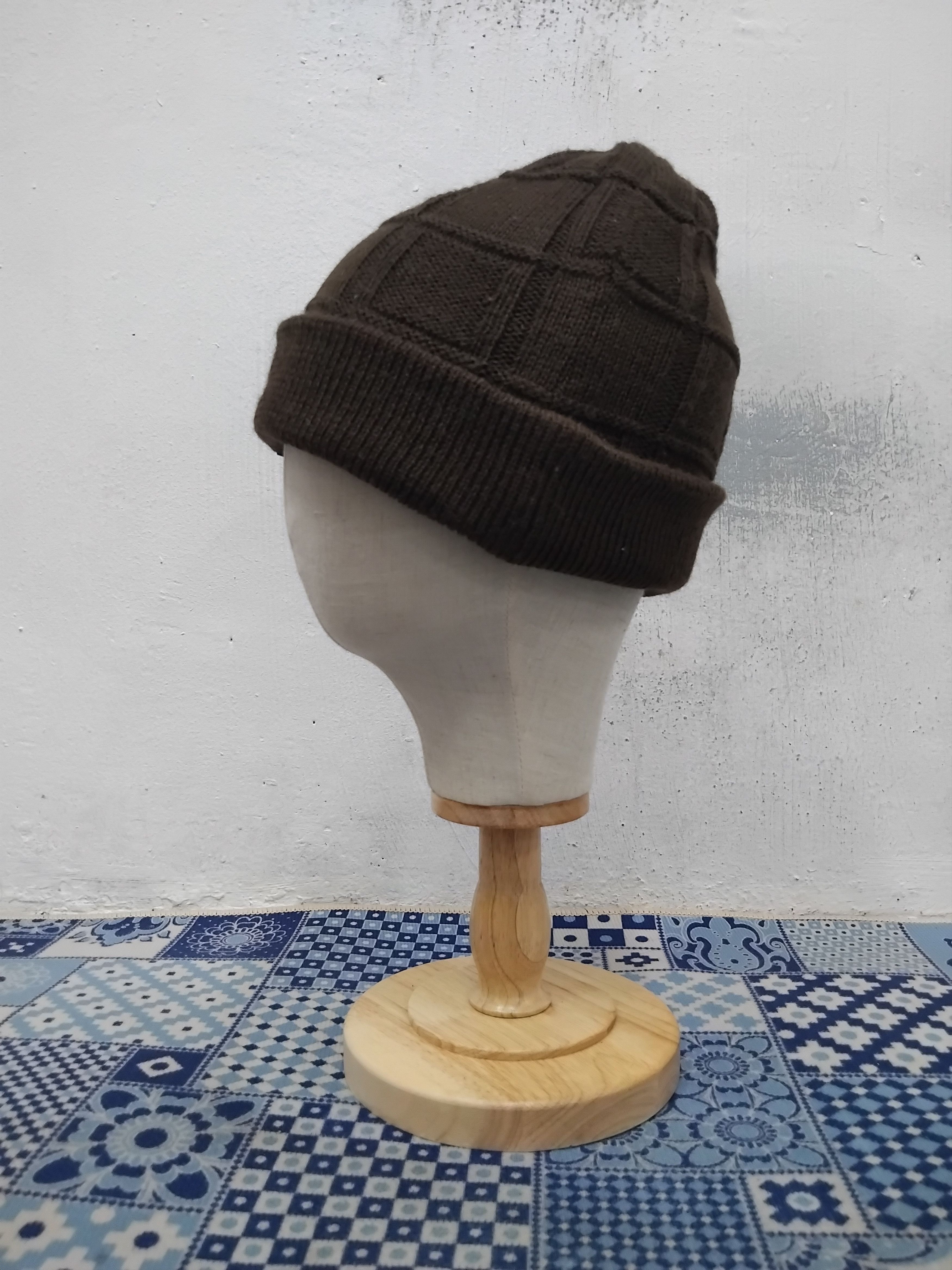 Renoma Renoma Paris chocolate colour beanie hat Size ONE SIZE - 6 Thumbnail