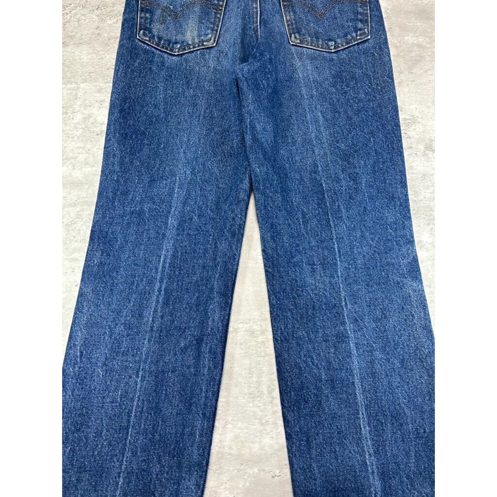 Levi's Vintage 80s/90s Levis Orange Tab Dark Wash Denim Pants Sz 29 Size US 29 - 7 Thumbnail