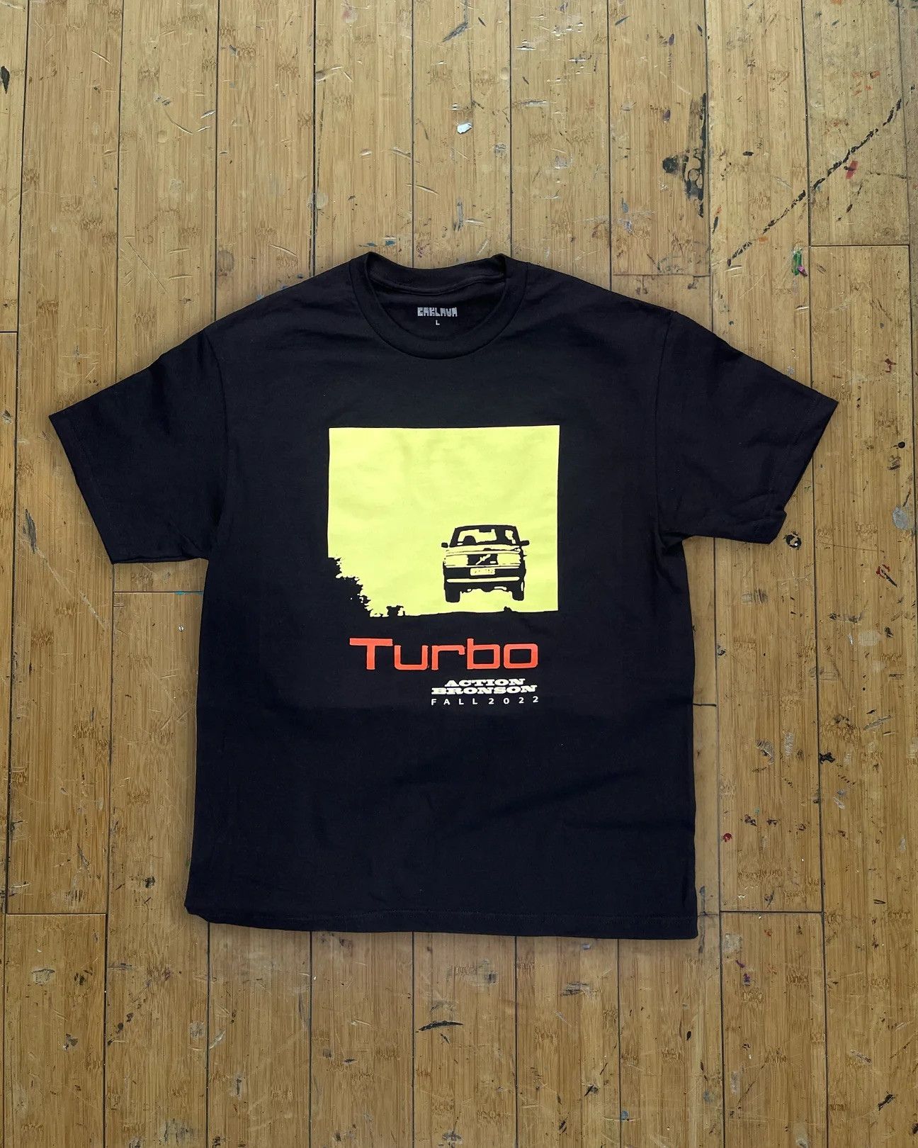 Action Bronson Action Bronson - TURBO - Baklava Fall 2022 Tee Medium Volvo Size US M / EU 48-50 / 2 - 1 Thumbnail