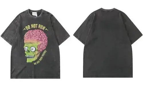 Other Zombie Skull Print T-Shirt Size US L / EU 52-54 / 3 - 3 Thumbnail