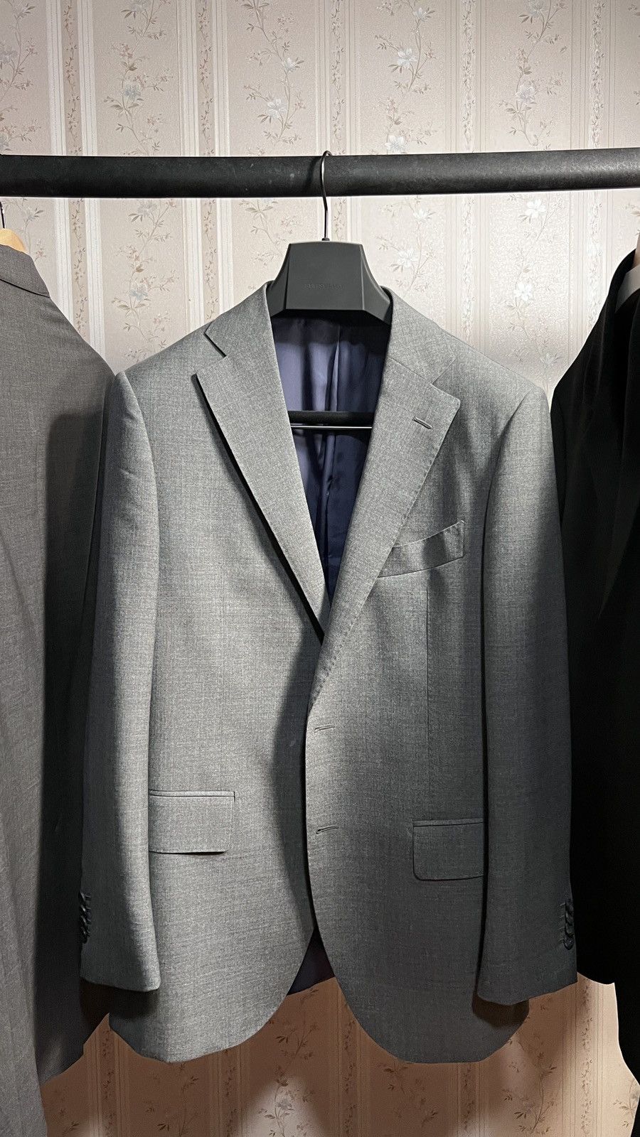 Suitsupply Grey Lazio Single Breasted Blazer