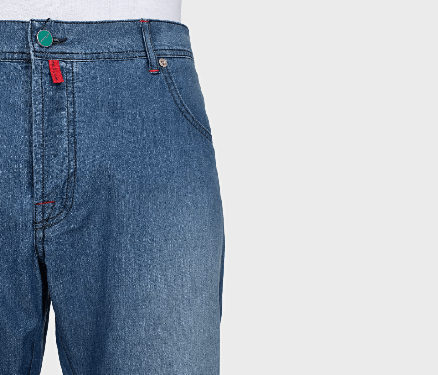 Kiton Kiton Blue Straight Leg Jeans W38 3XL Size US 40 / EU 56 - 4 Thumbnail
