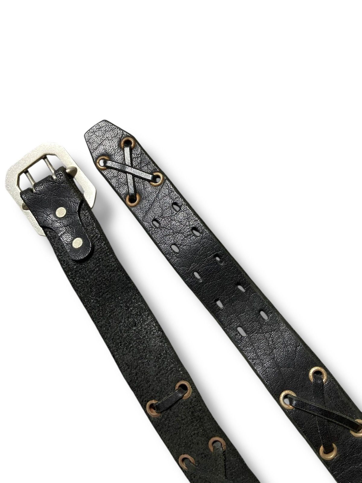 Japanese Brand Japanese Brand Rock & Roll Punk Leather Belt (142) Size 42 - 4 Thumbnail