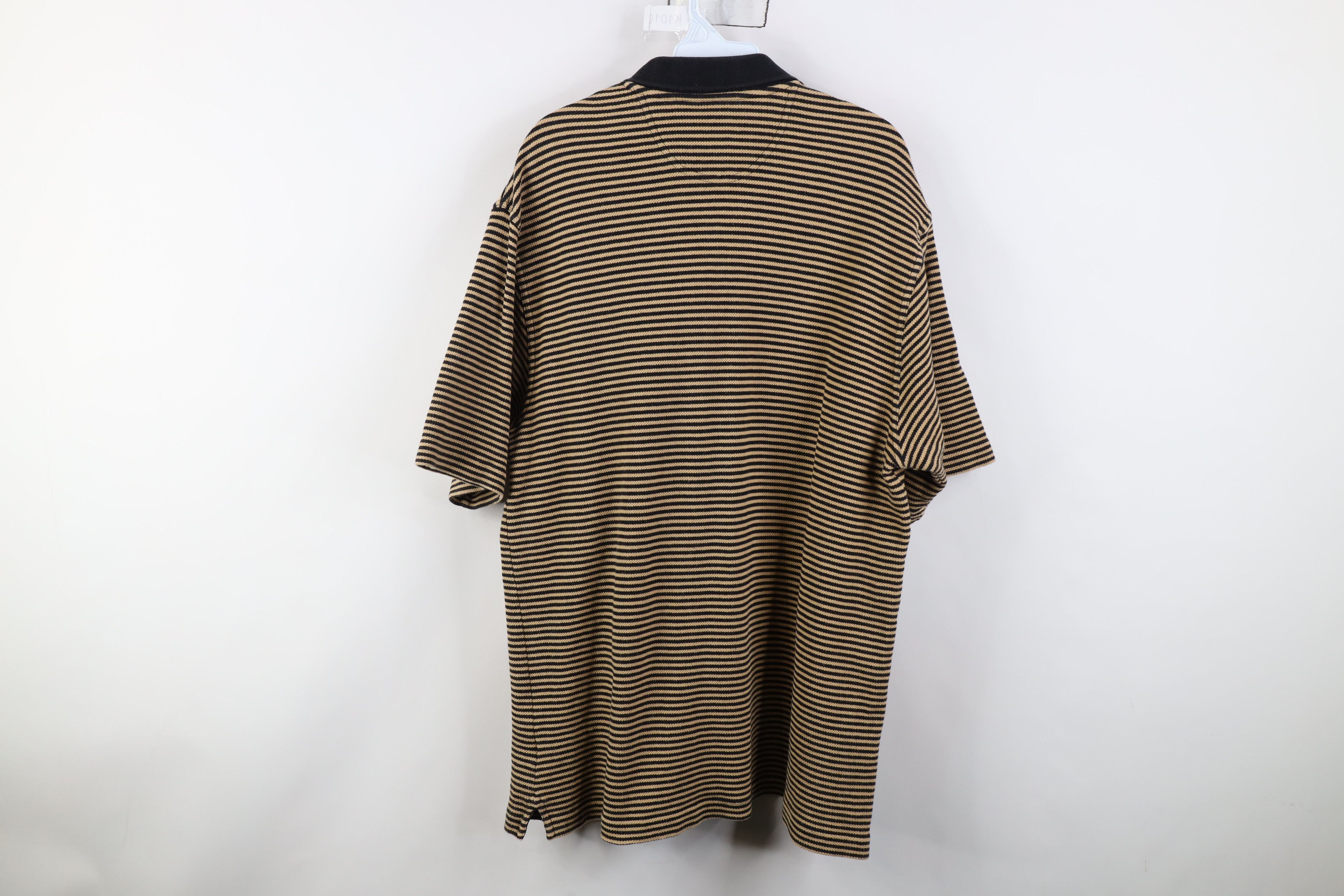 Vintage Vintage 90s Streetwear Thermal Knit Collared Golf Polo Shirt Size US L / EU 52-54 / 3 - 10 Thumbnail