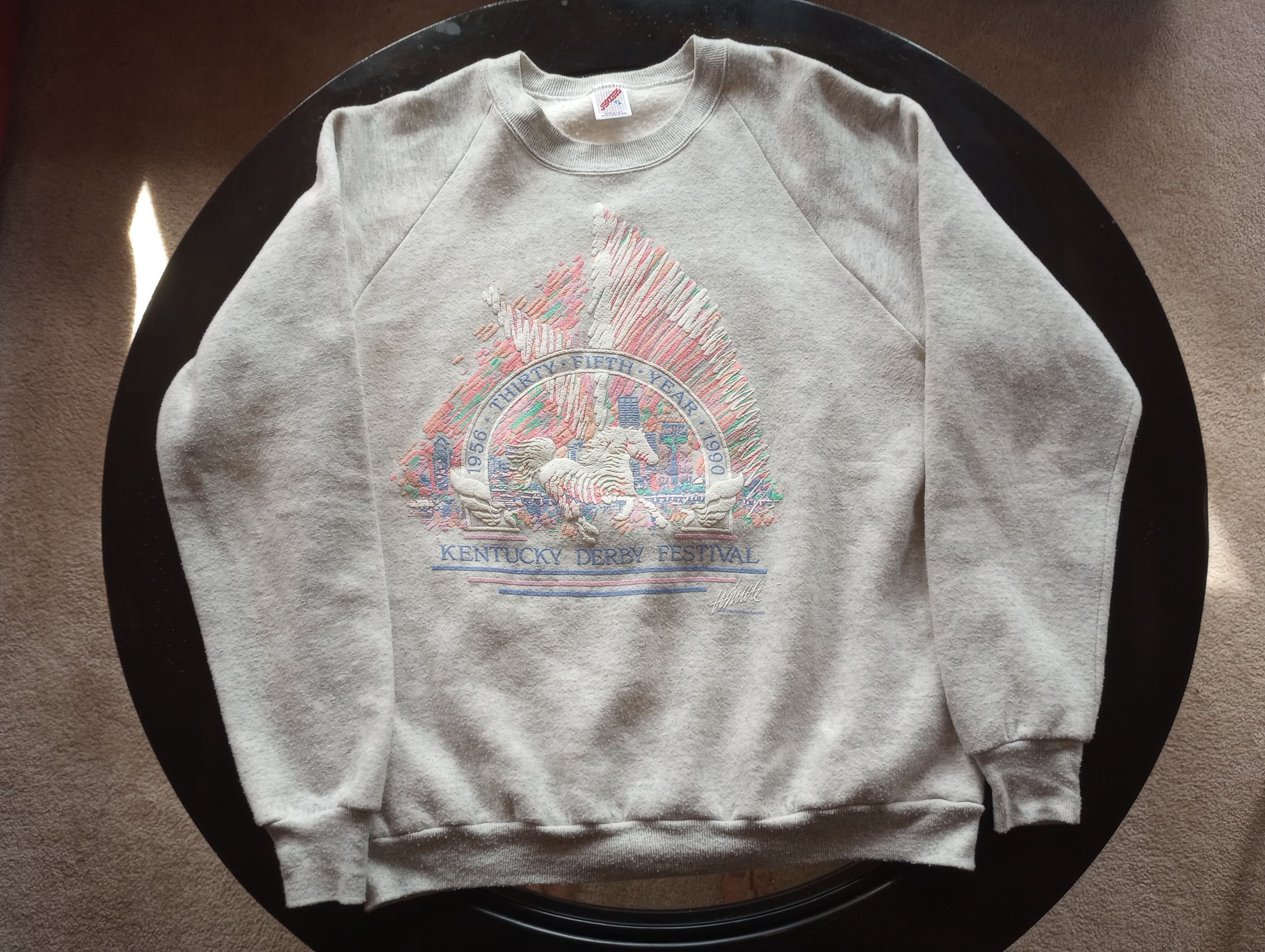Other Vintage Kentuck Derby Sweatshirt Size US L / EU 52-54 / 3 - 1 Thumbnail