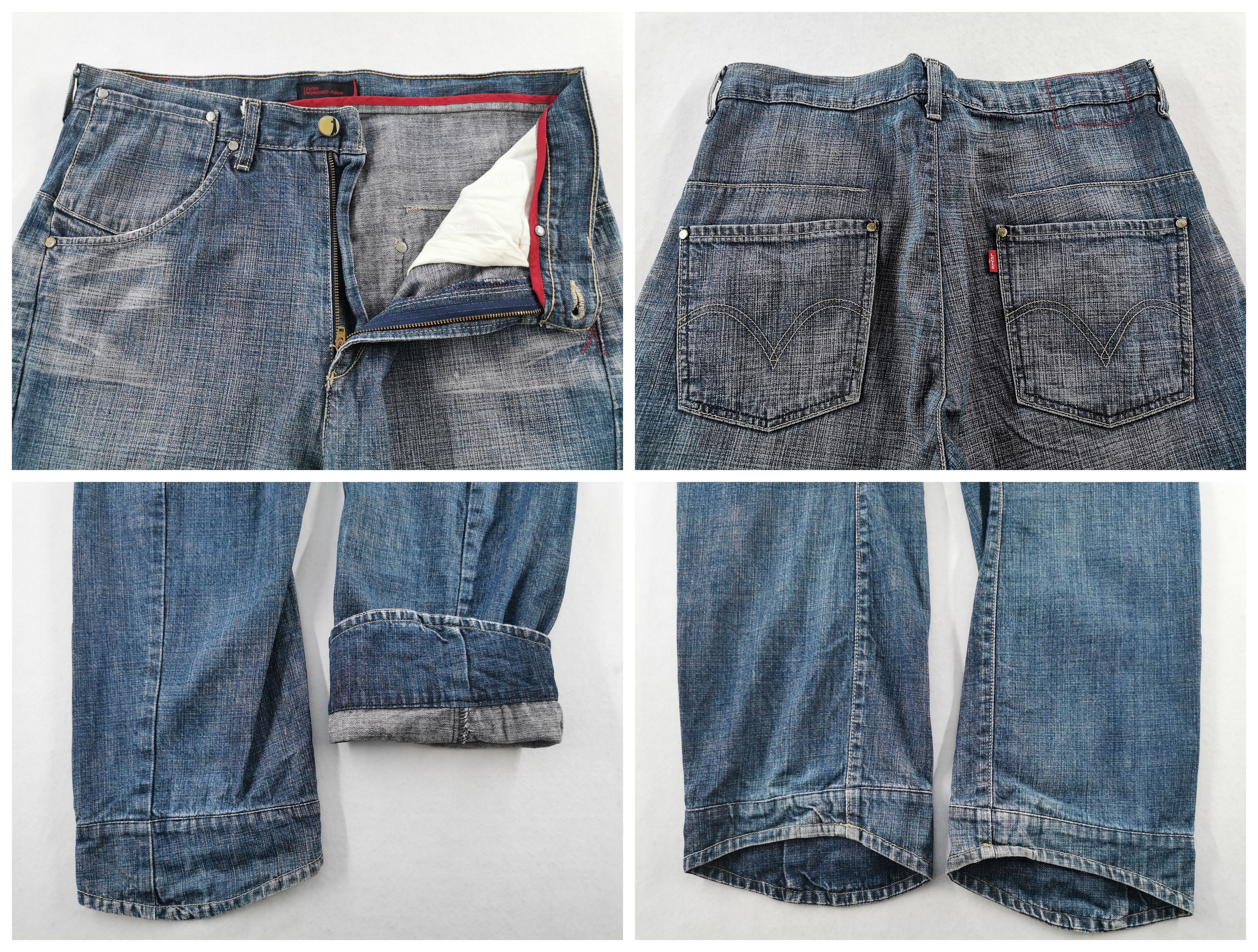 Levi's Vintage Levis Enginereed Denim Jeans Size 36/34x32 Size US 36 / EU 52 - 8 Thumbnail