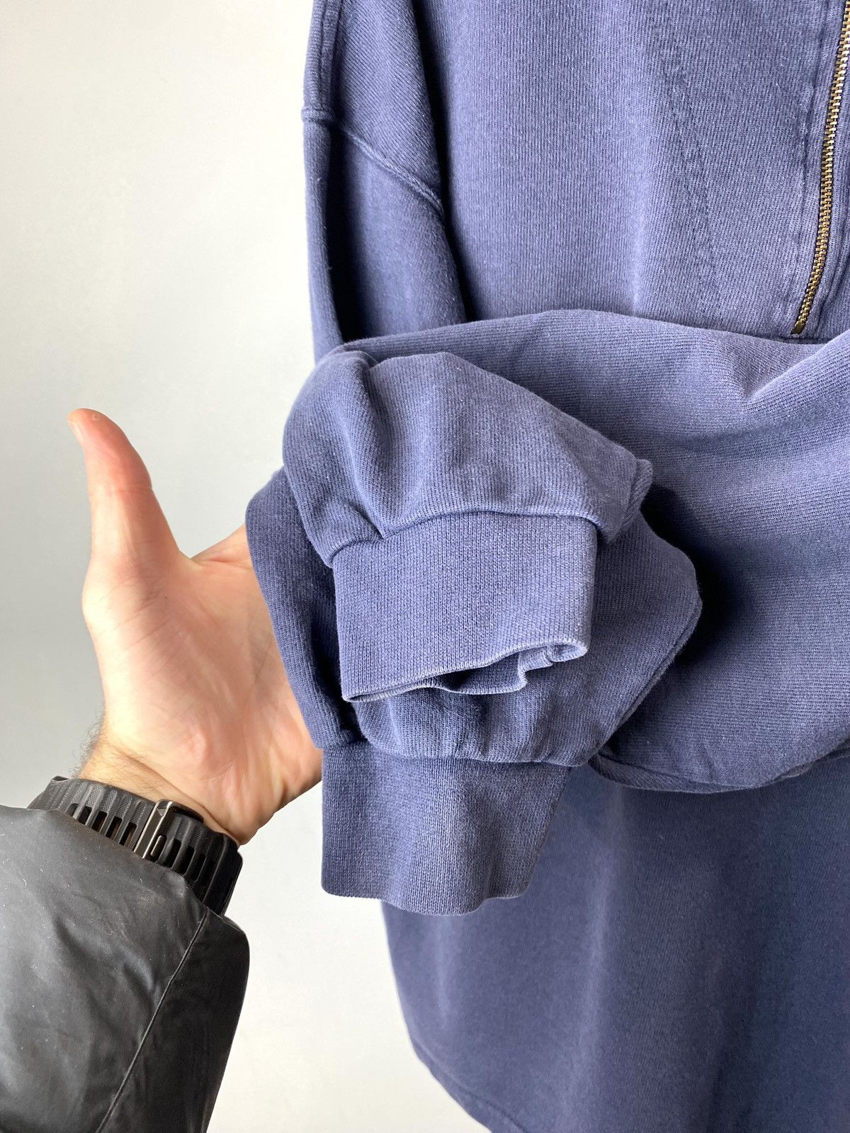 Nike Rare! Vintage 1990’s Nike Sweatshirt 1/4 Zip Rugby Size US L / EU 52-54 / 3 - 6 Thumbnail