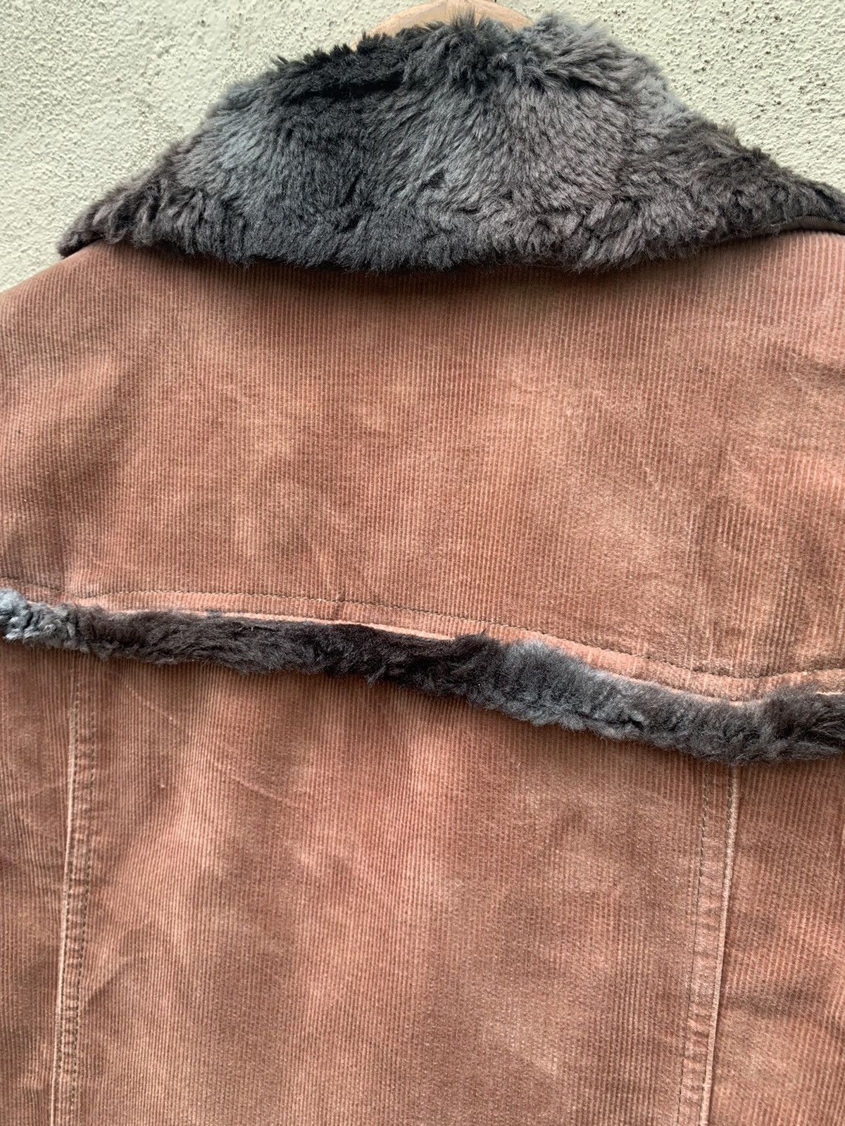 Tornado Mart Velour Corduroy Faux Fur