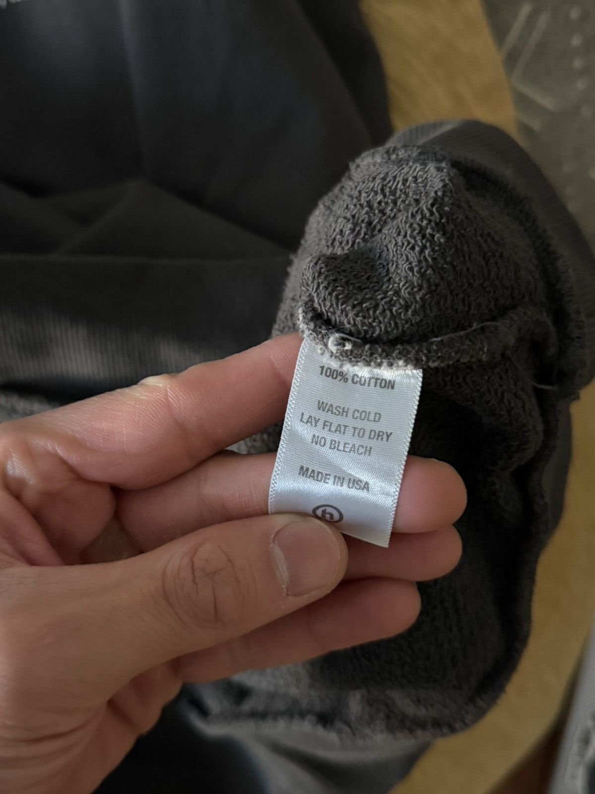 HIDDEN Hidden NY Paisley Hoodie - Washed Black Size US M / EU 48-50 / 2 - 4 Thumbnail