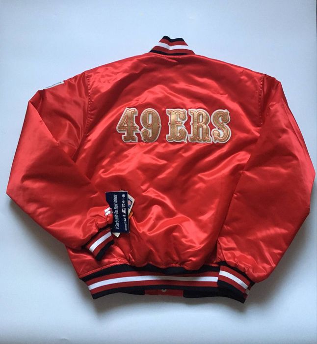 Vintage San Francisco 49ers Vintage Starter Satin Bomber Jacket | Grailed