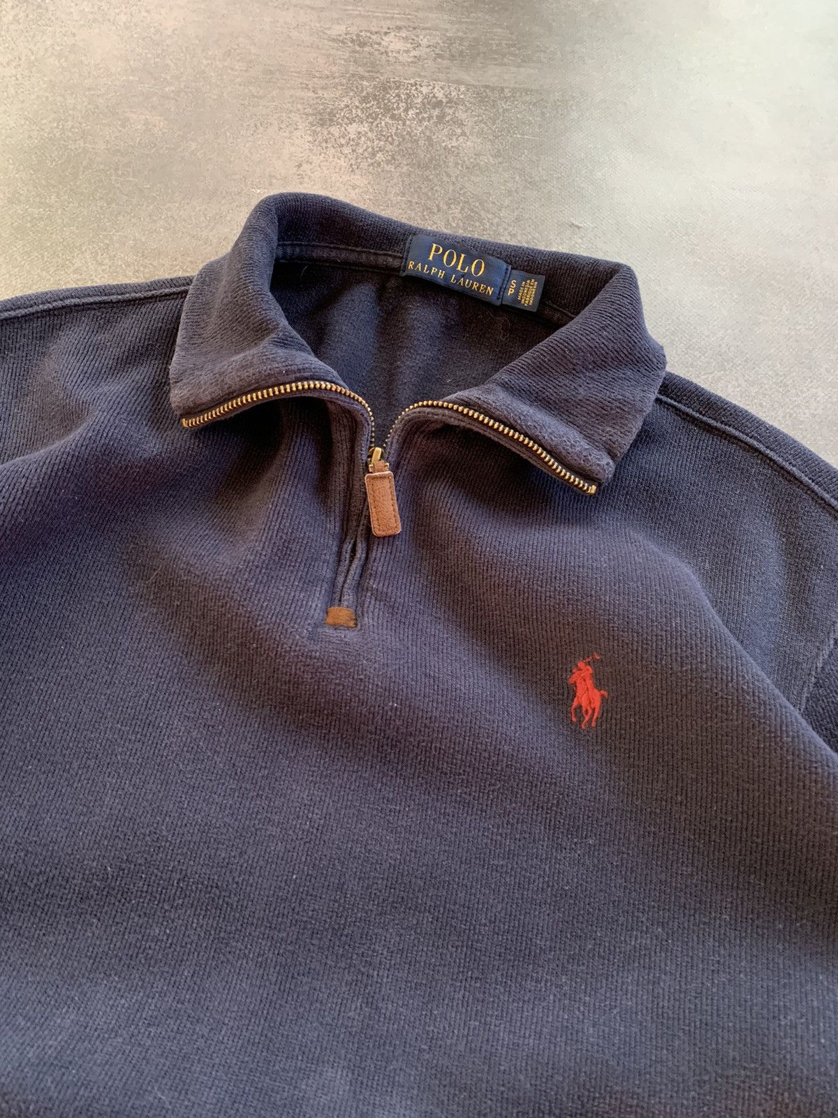 Polo Ralph Lauren × Vintage Vintage Polo Ralph Lauren Zip 1/4 Sweatshirt Old Money Y2K Size US S / EU 44-46 / 1 - 6 Thumbnail