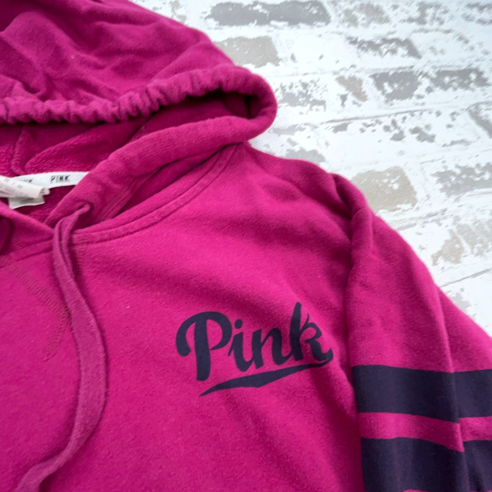 Victoria's Secret Victoria's Secret PINK Hoodie Women M Pink Sweatshirt Sweater Logo Full Zip Hooded Pockets N/A Size M / US 6-8 / IT 42-44 - 6 Thumbnail