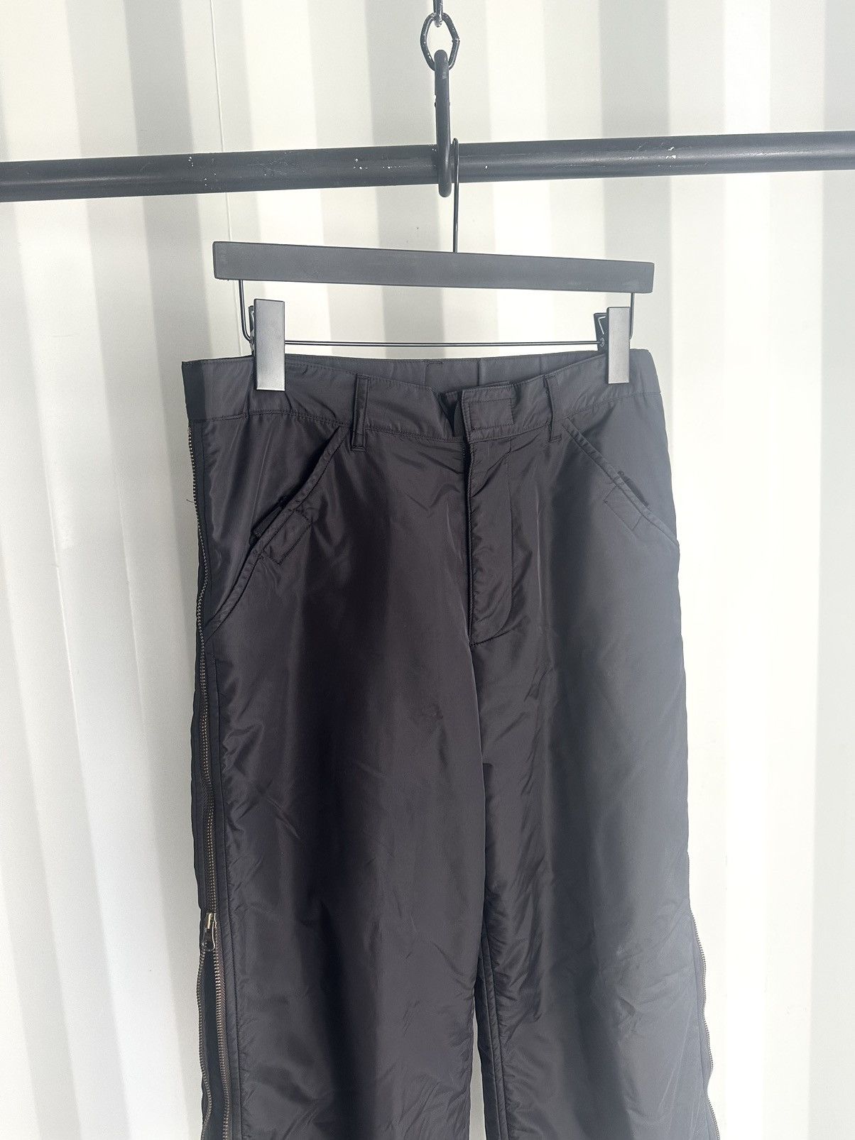 Jean Paul Gaultier Nylon Insulated Side Zip Pants ERD Size US 34 / EU 50 - 2 Thumbnail
