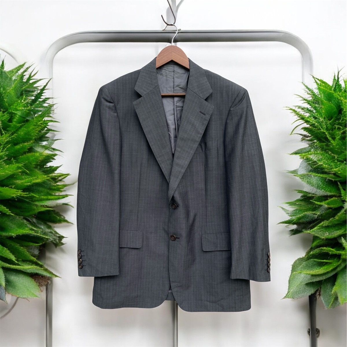 Burberry Prorsum 🔥Vintage Burberrys Men's Wool Classic Blazer Jacket Size US M / EU 48-50 / 2 - 1 Thumbnail