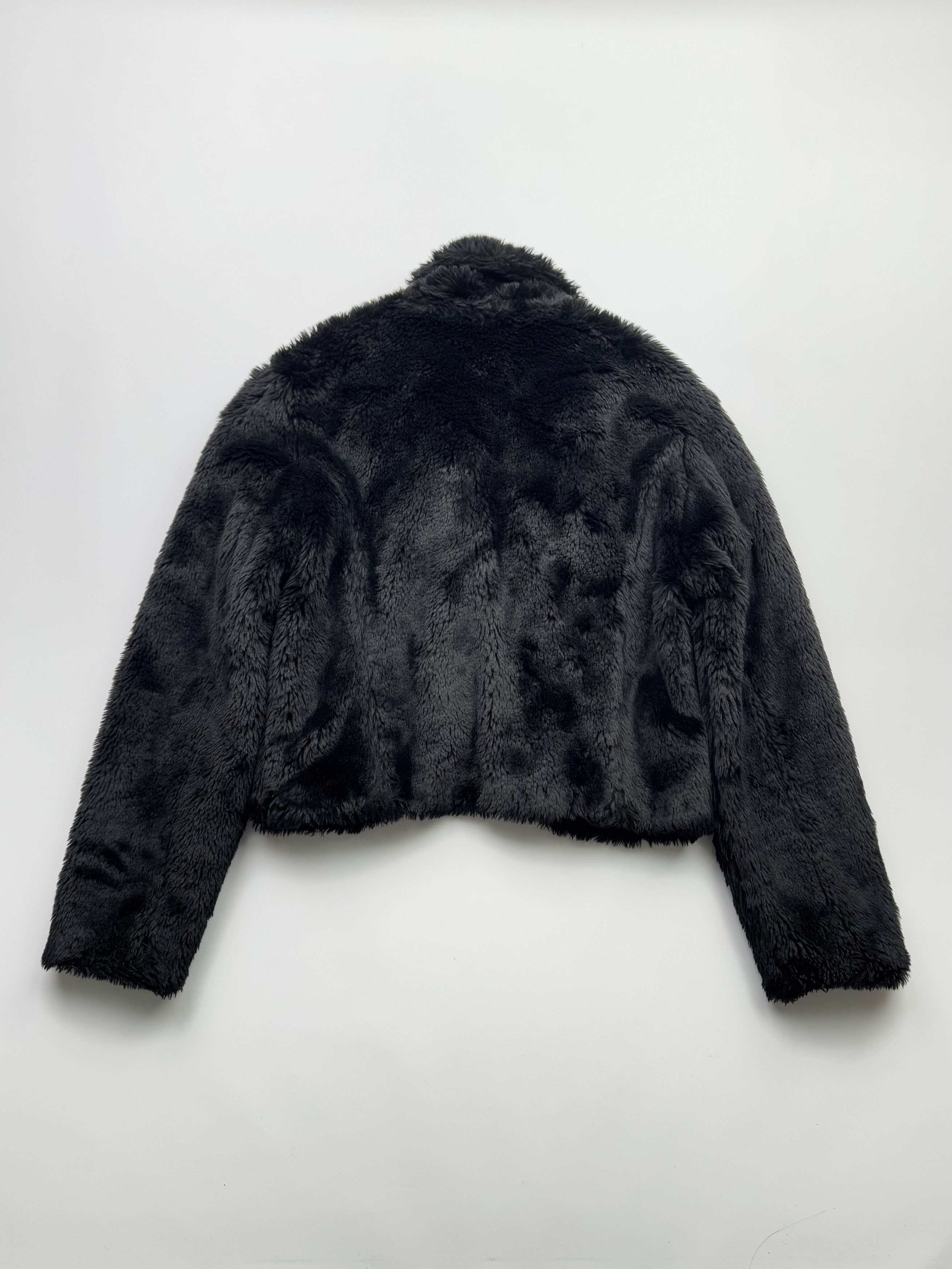 Japanese Brand Vintage Cropped Faux Fur Jacket B393(V453)E2 Size M / US 6-8 / IT 42-44 - 6 Thumbnail