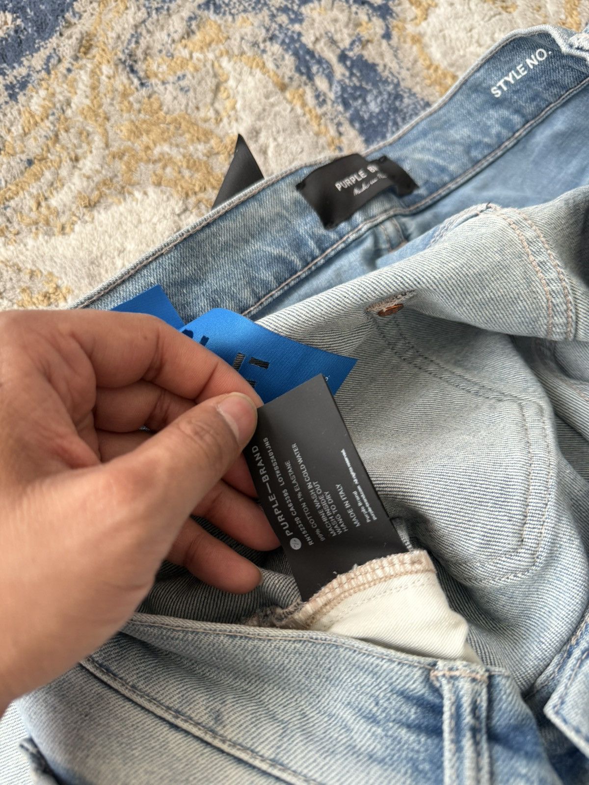 Purple Brand Purple black label indigo jeans Size US 33 - 5 Thumbnail
