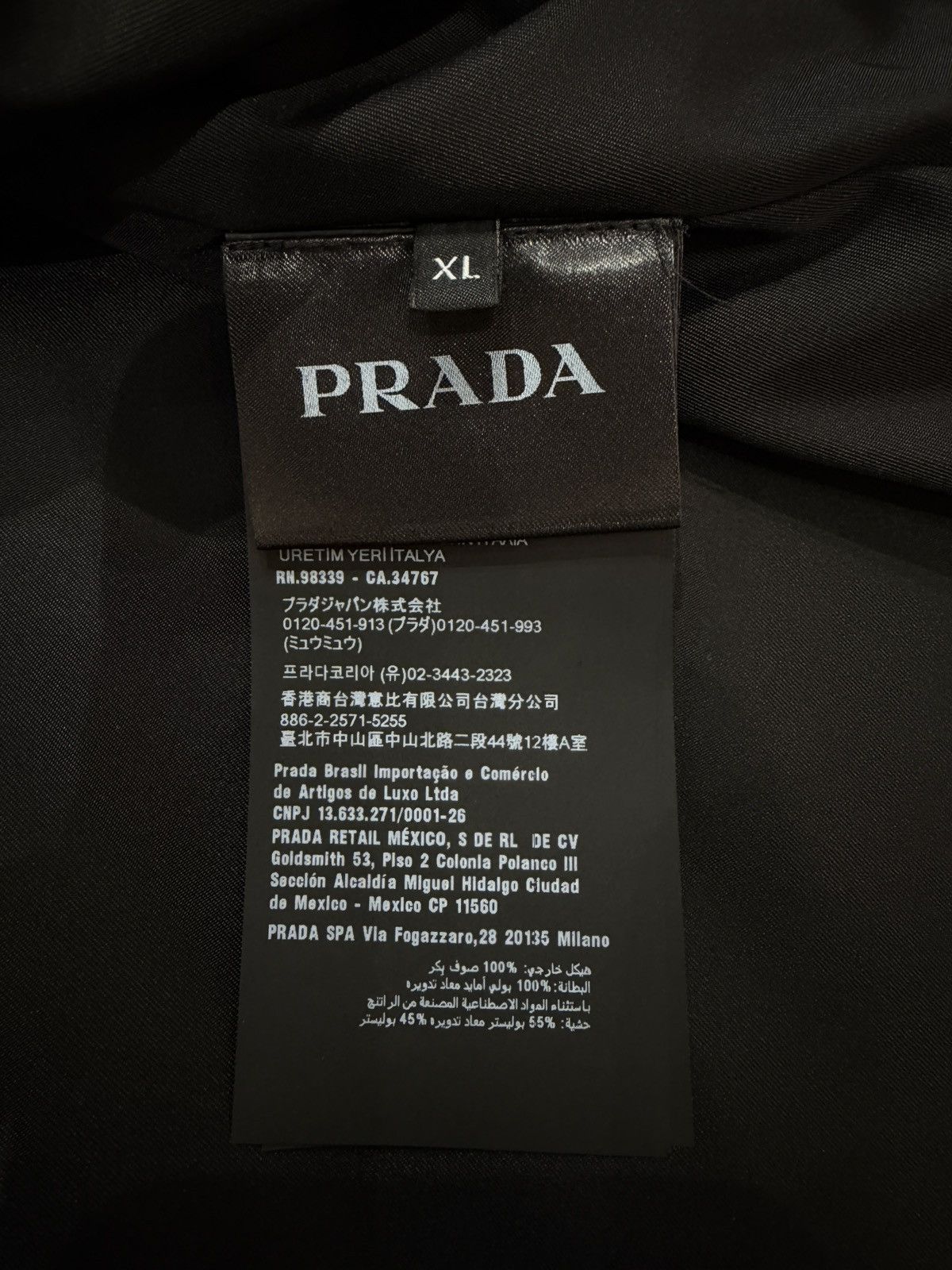 Prada Prada Wool Shirt Size US XL / EU 56 / 4 - 7 Thumbnail