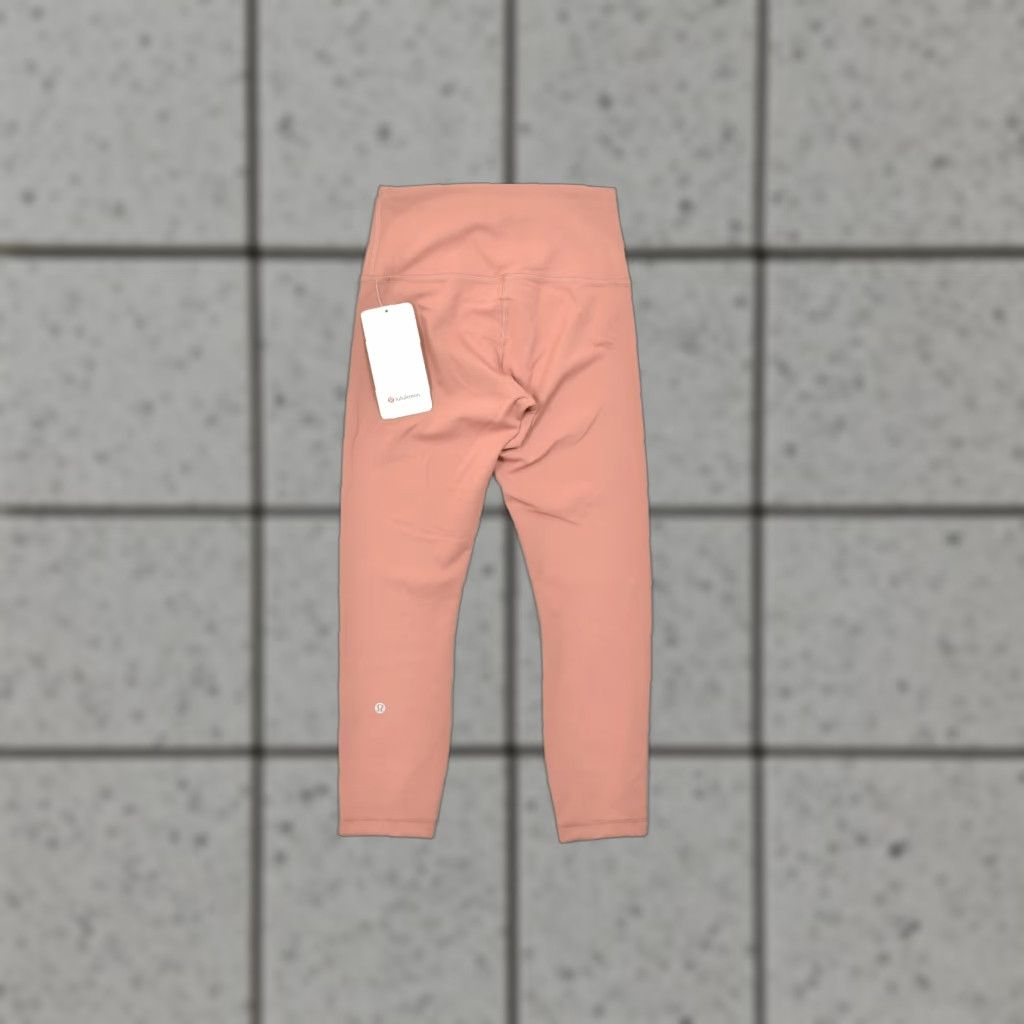 Lululemon Lululemon Wunder Train High Rise Crop 23 Everlux Leggings Brier Rose Size 6 Pink Womens Cropped Size 28" / US 6 / IT 42 - 1 Thumbnail