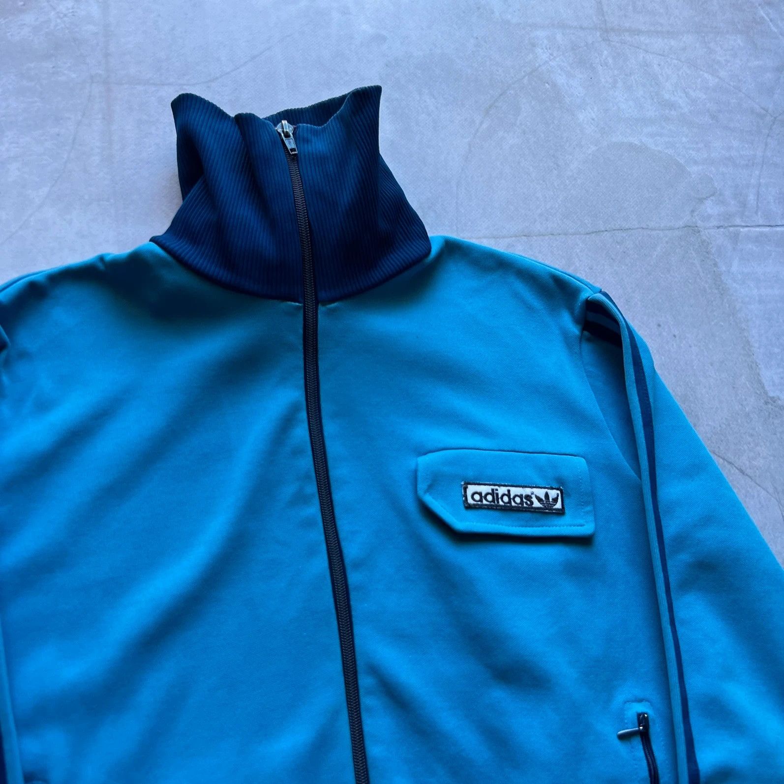 Adidas vintage 60s Adidas track jacket Made in Yugoslavia retro 70s Size US M / EU 48-50 / 2 - 6 Thumbnail