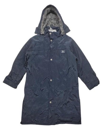 VINTAGE MIZUNO RAINCOAT / COACH JACKET PUFFER & FUR INSIDE