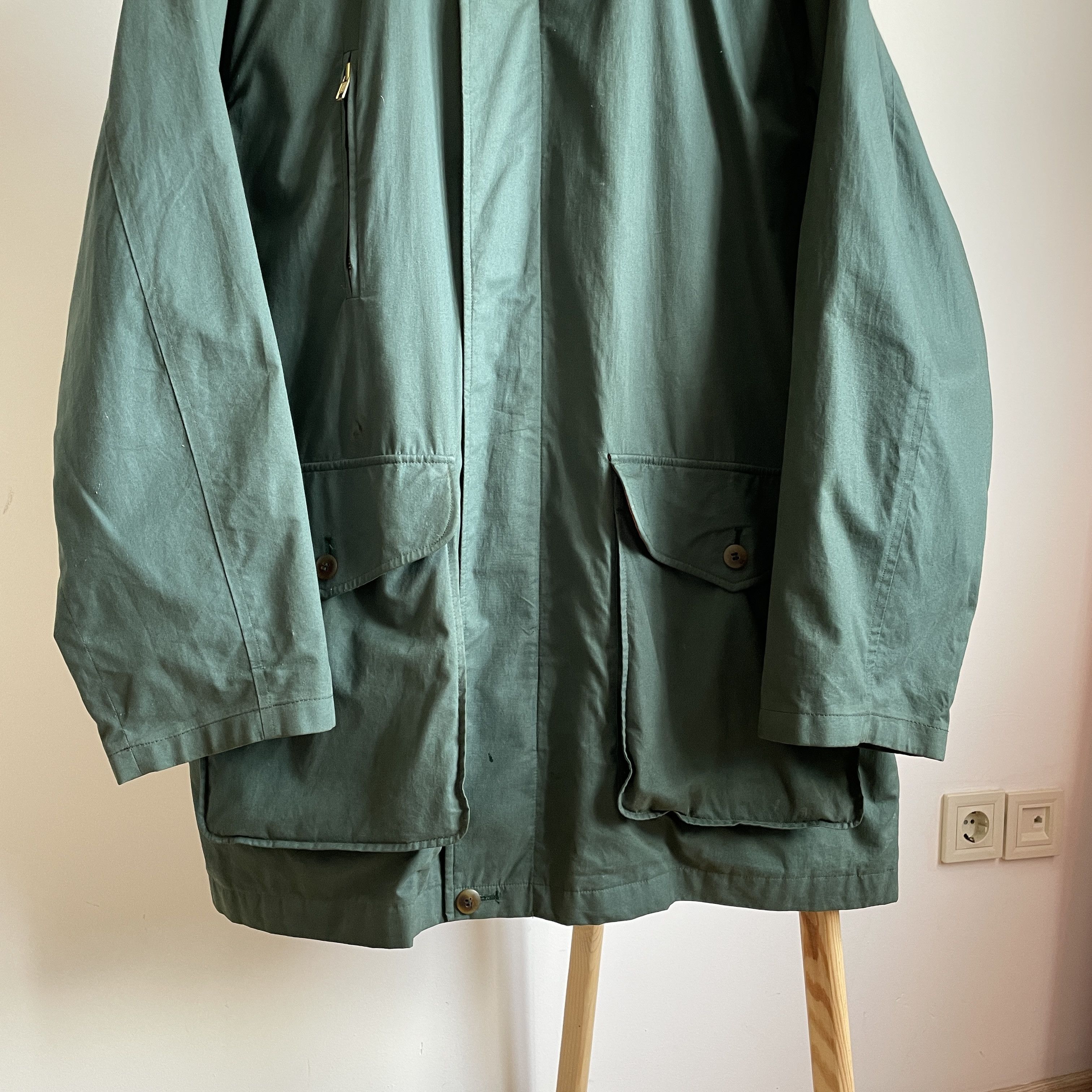 Burberry Thomas Burberry Vintage 90's Rain Jacket Size UK 48 Size US XXL / EU 58 / 5 - 8 Thumbnail