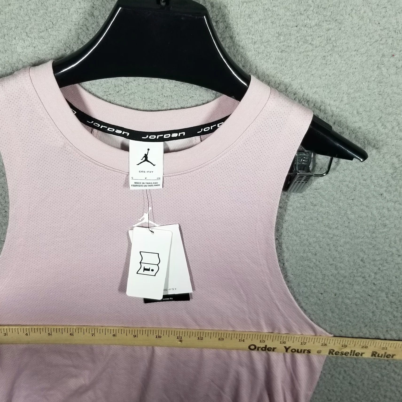 Jordan Brand NWT Nike Jordan Sport Women's Diamond Tank Top Pink FB4629-513 Small Size S / US 4 / IT 40 - 6 Thumbnail