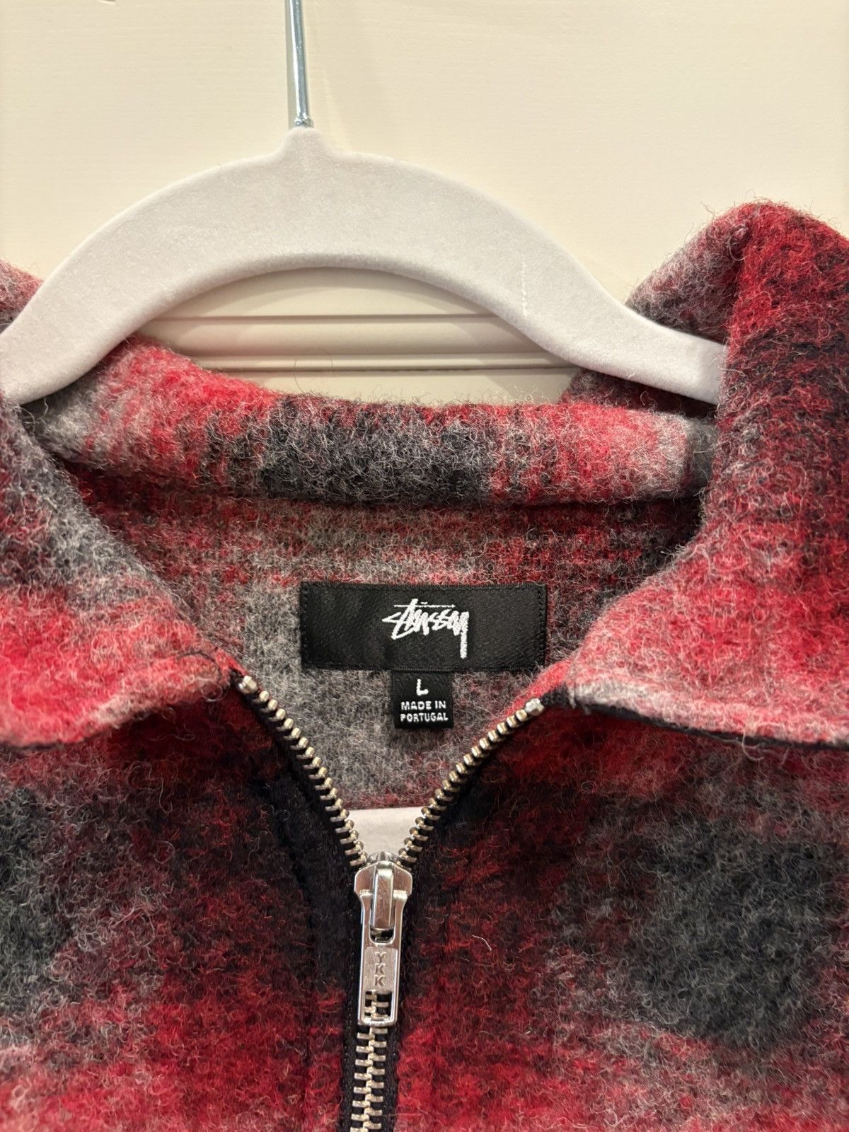 Stussy Stussy Plaid Sherpa Fleece Zip-Up Wool Jacket Large Size US L / EU 52-54 / 3 - 3 Thumbnail