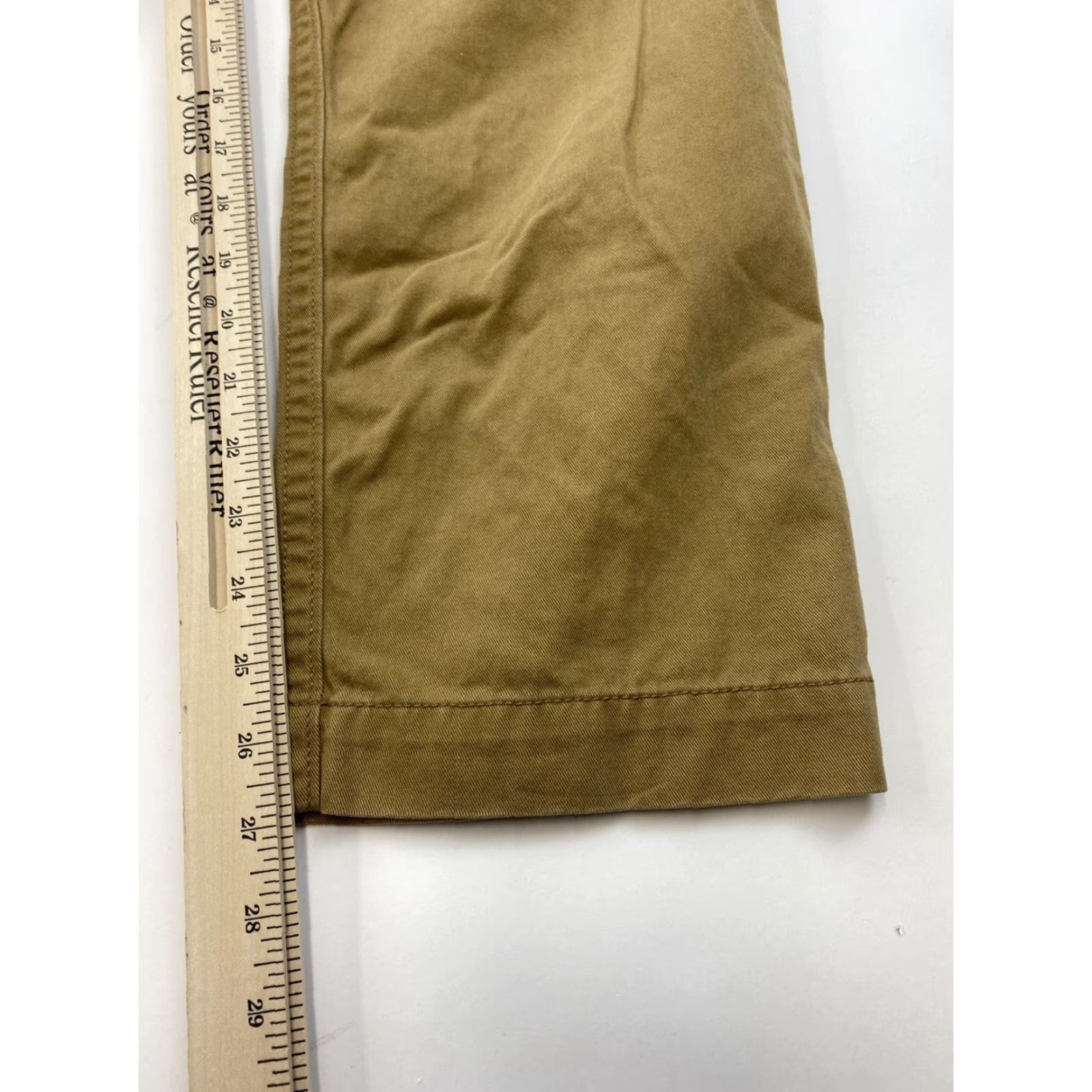 American Eagle Outfitters American Eagle Chino Pants Men Slim Straight 29 Inseam 27 Brown Khaki Q: 30x30 tag 27in inseam Size US 29 - 7 Thumbnail