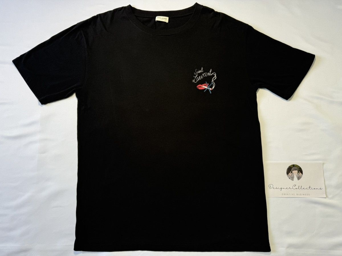 Saint Laurent Paris Saint Laurent No Smoking Logo Tee L Size US L / EU 52-54 / 3 - 2 Thumbnail