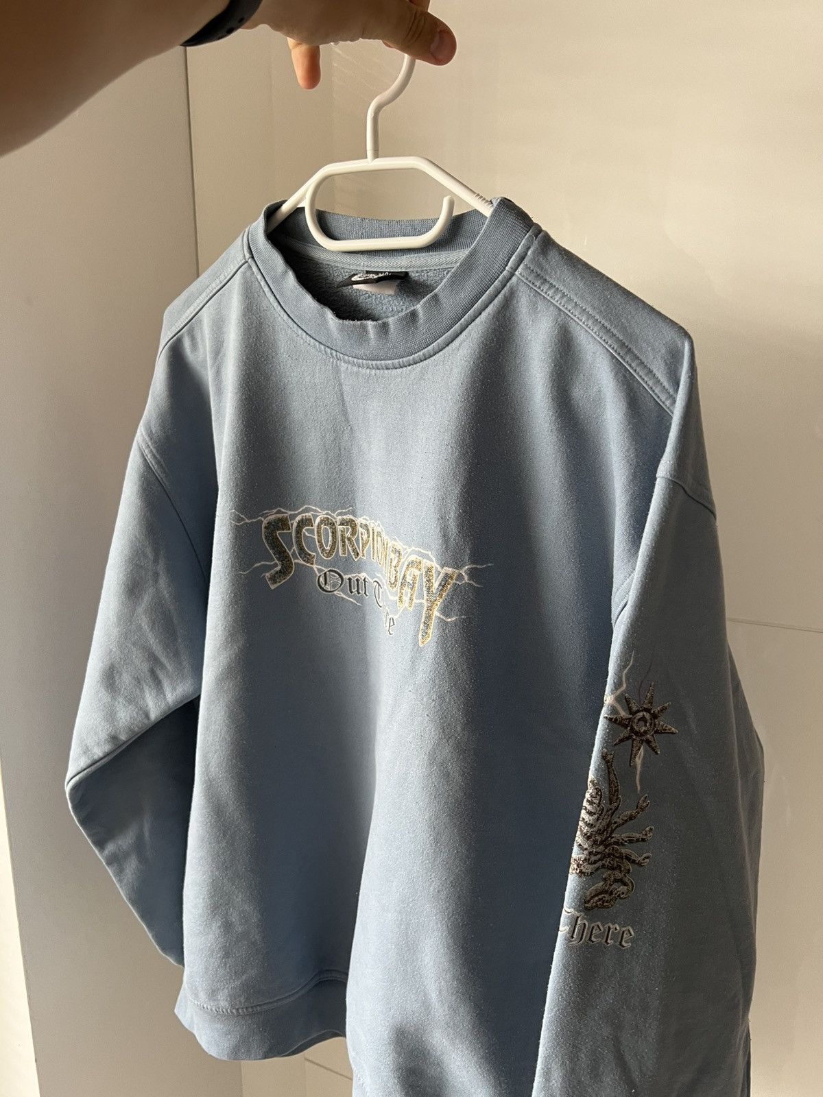 Vintage Vintage Y2K Scorpion Bay Overprint Blue American Sweatshirt Size US M / EU 48-50 / 2 - 17 Thumbnail