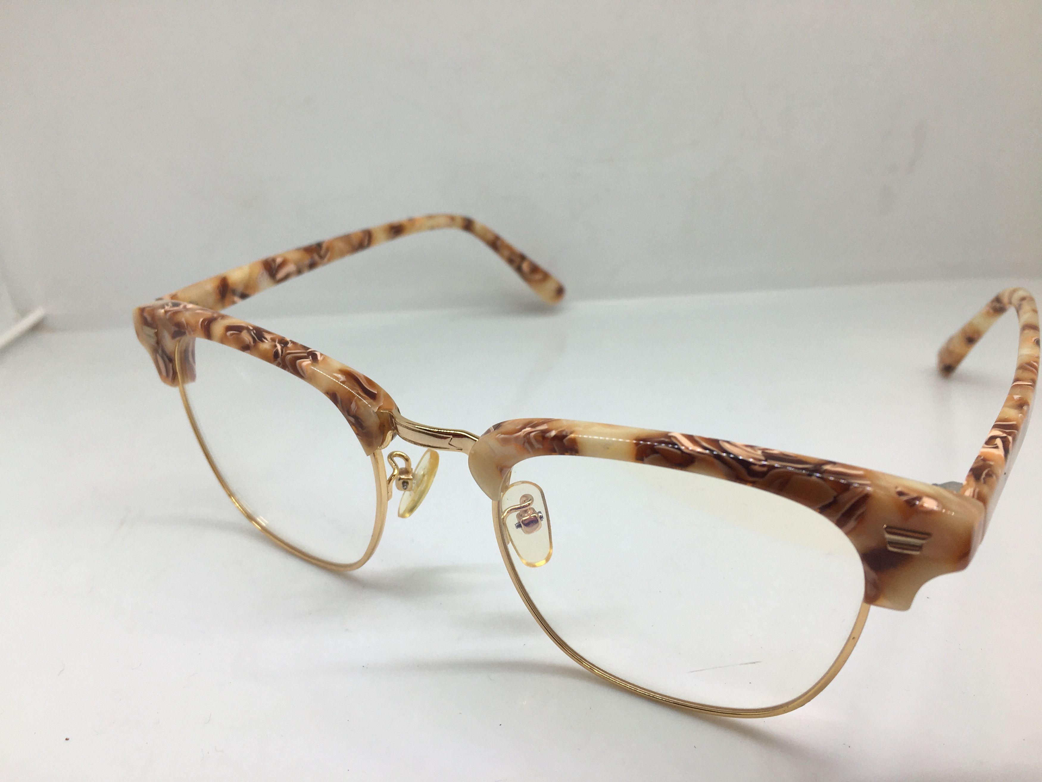 Other Mod Malcolm X Gold Eyeglasses Frame Size ONE SIZE - 3 Thumbnail