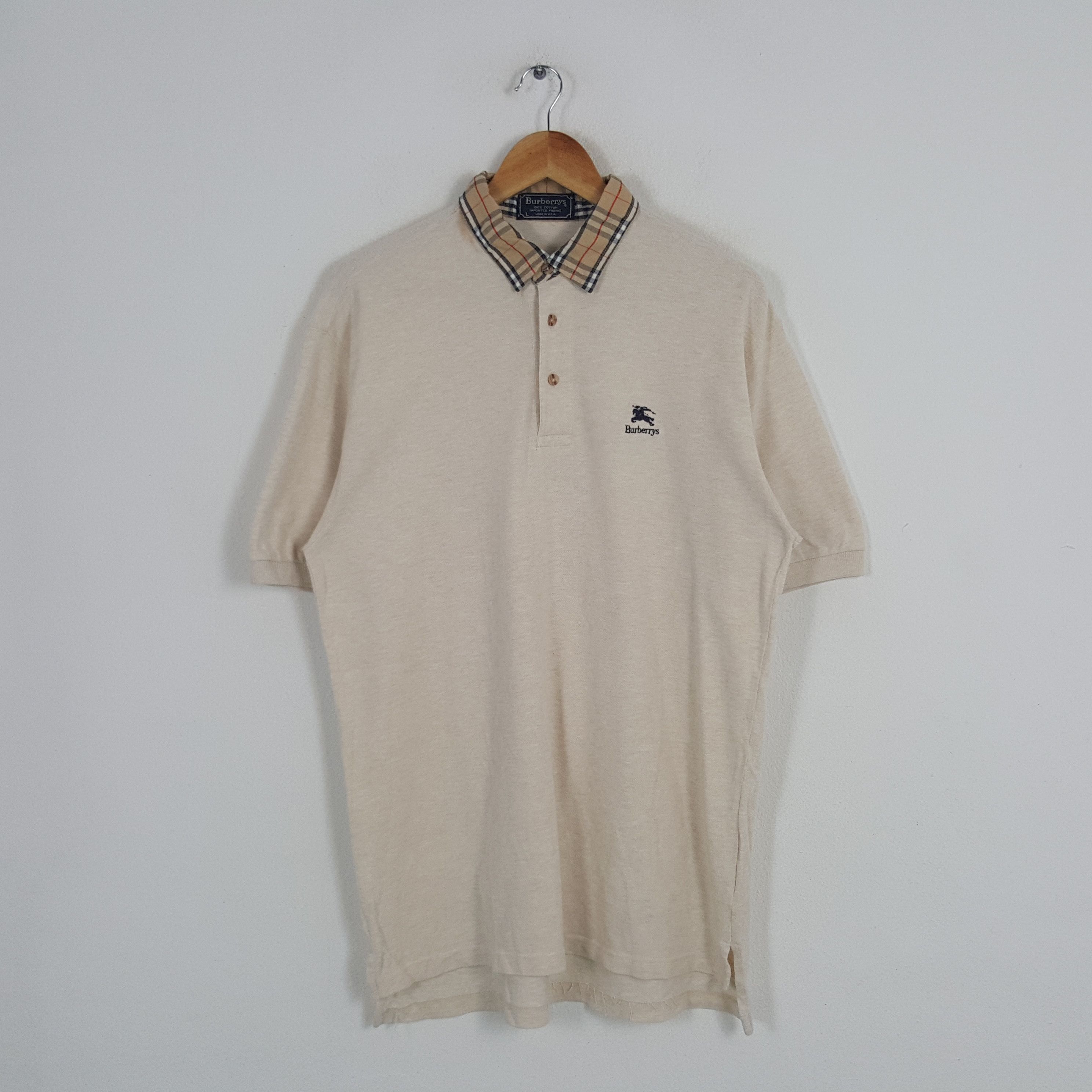 Burberry × Vintage Vintage Burberry Nova Check Designer Shirt Button Up Size US L / EU 52-54 / 3 - 1 Thumbnail